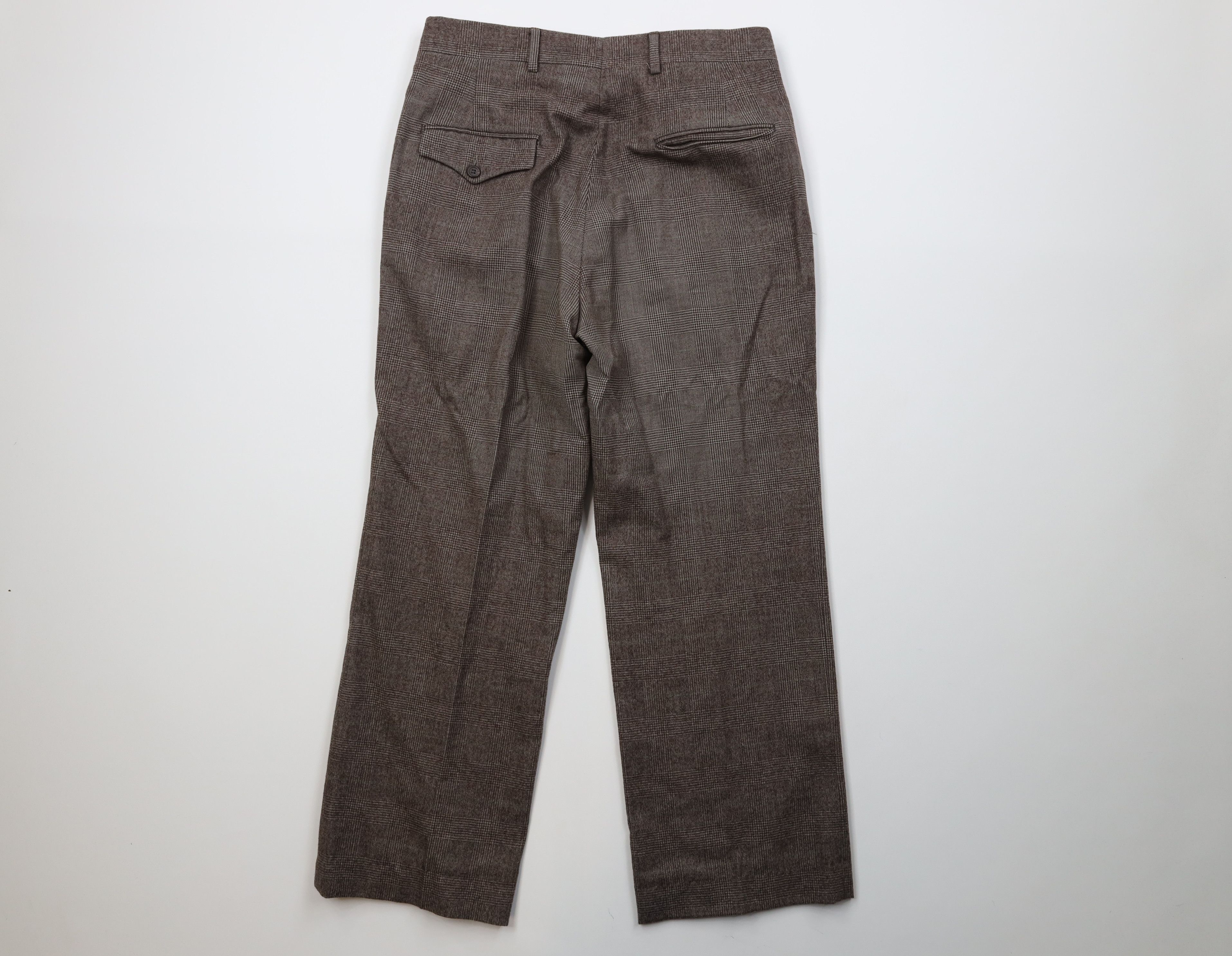 Vintage Vintage 60s 70s Streetwear Flannel Wide Leg Chino Pants USA Size US 32 / EU 48 - 9 Thumbnail