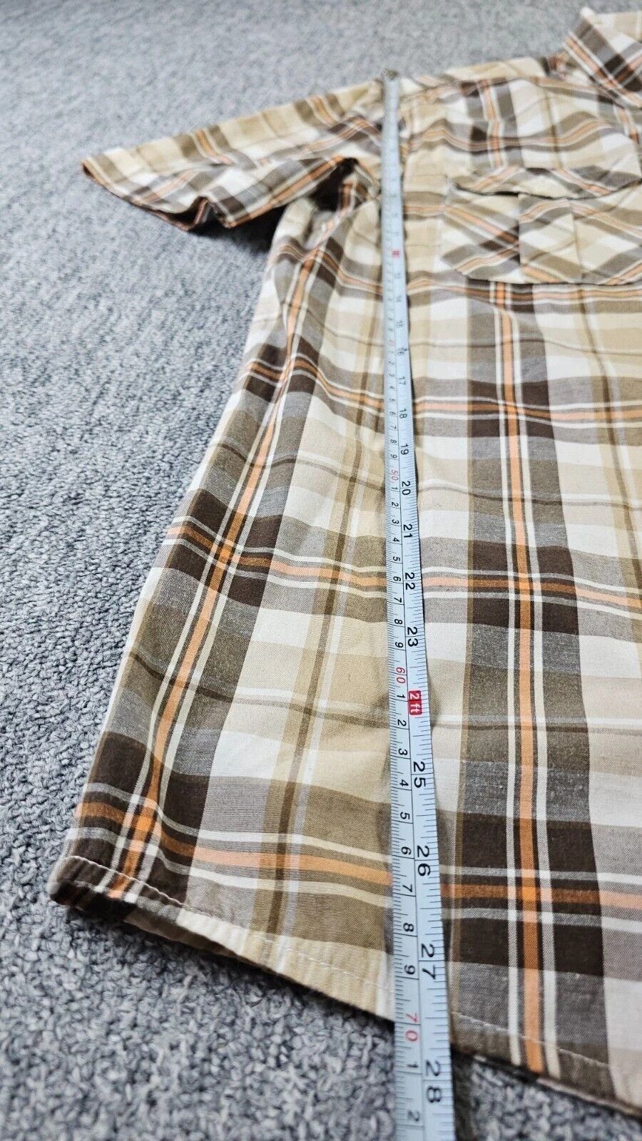 No Fear No Fear Vintage 90s Brown Plaid Flannel Shirt Grunge Men L Size US L / EU 52-54 / 3 - 7 Thumbnail