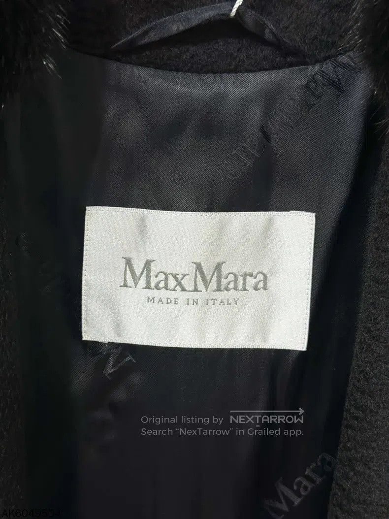 Max Mara Max Mara Mink fur collar black cashmere coat Size XS / US 0-2 / IT 36-38 - 4 Thumbnail
