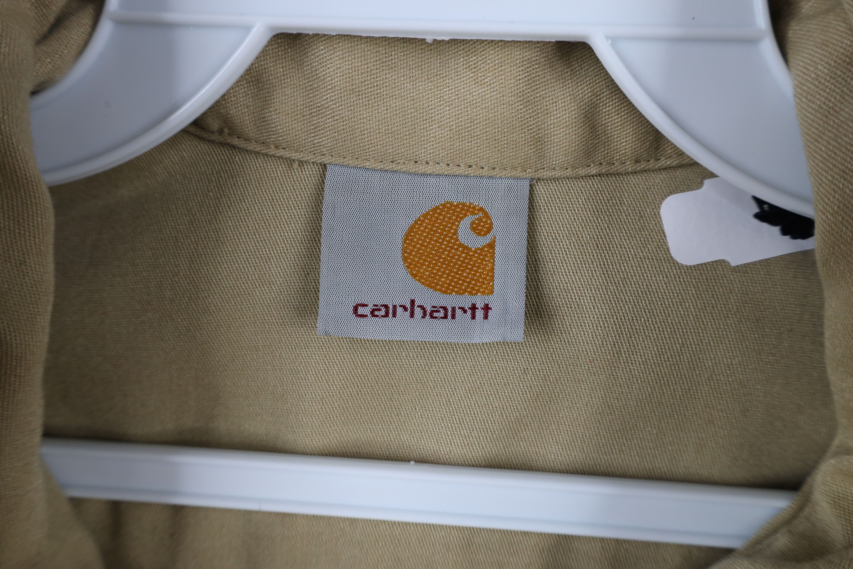 Carhartt × Vintage Vintage 90s Carhartt Out Workwear Mechanic Button Shirt Size US XXL / EU 58 / 5 - 9 Thumbnail