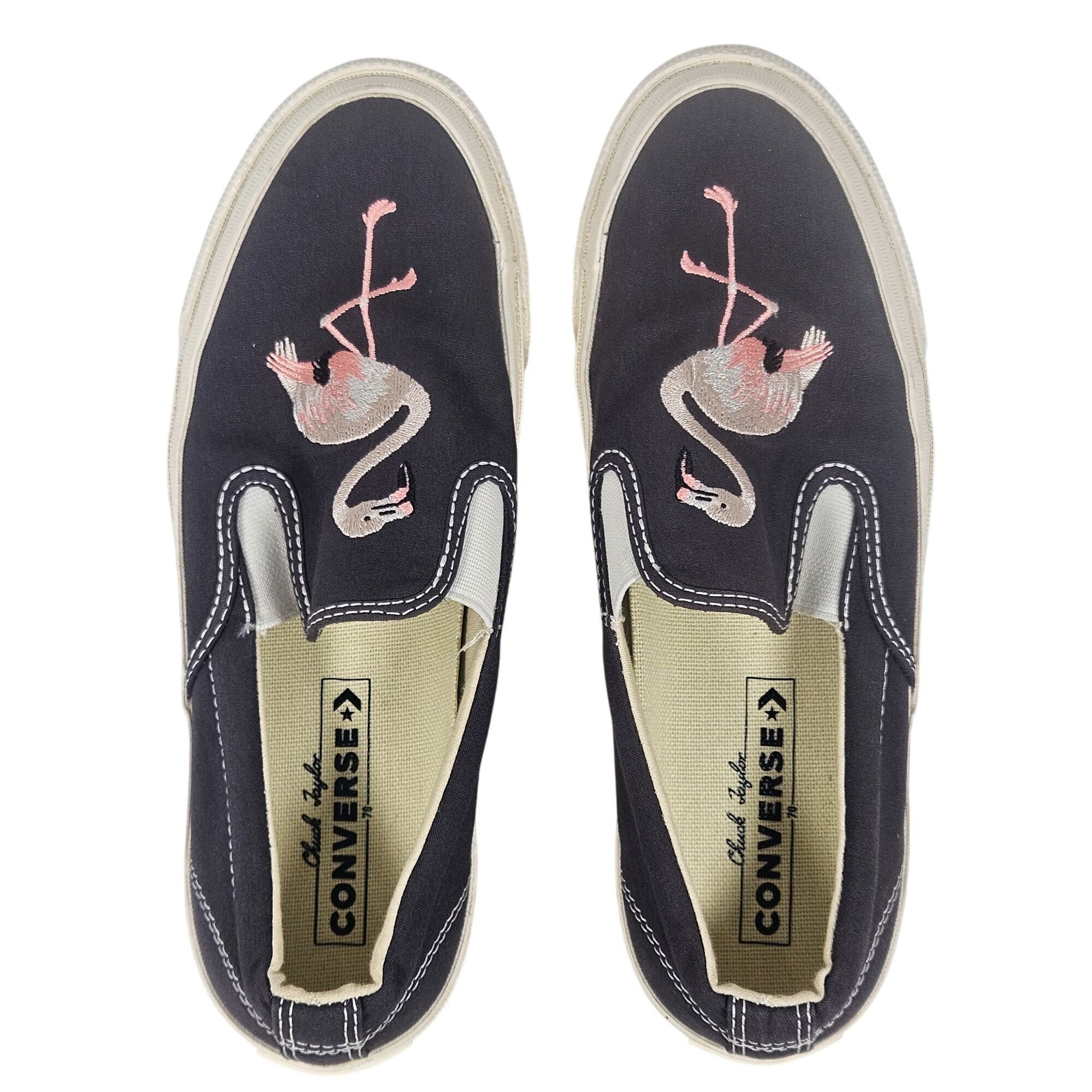 Converse Black Converse chuck Taylor Deck Star Women SlipOn Sneaker 8 Size US 8 / IT 38 - 10 Thumbnail