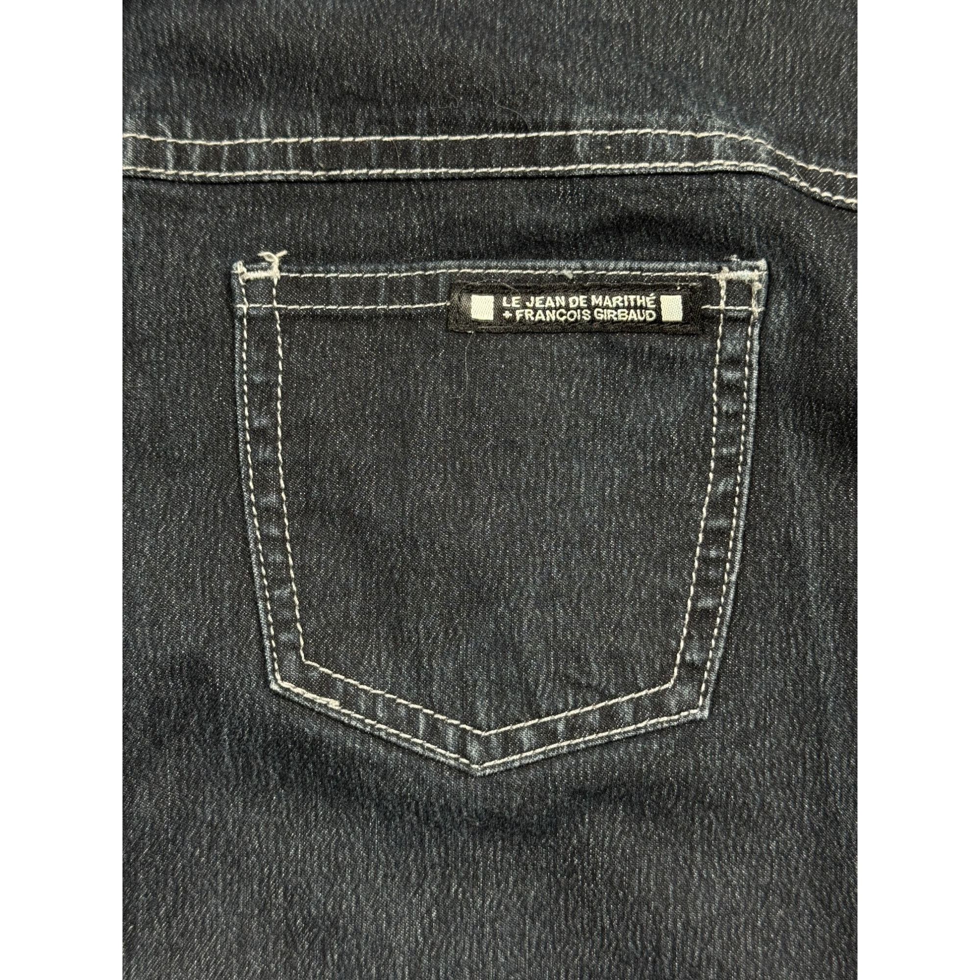 Marithe + Francois Girbaud Vintage Marithe Francois Girbaud Denim Trucker Jacket Size L / US 10 / IT 46 - 3 Thumbnail