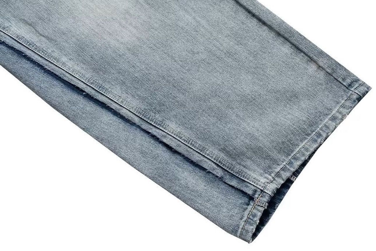 Vintage Double-layer Waist Patchwork Baggy Jeans Size US 32 / EU 48 - 8 Thumbnail