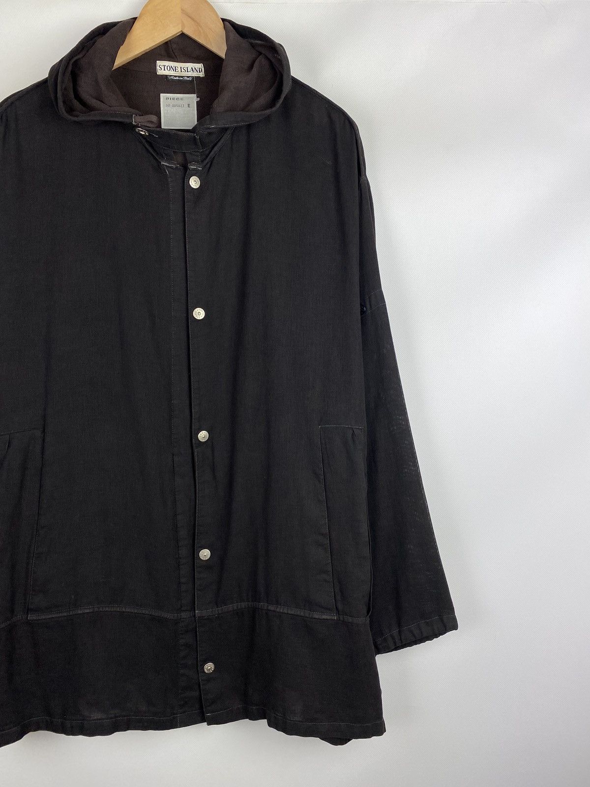 Stone Island Rare Stone Island Vintage Spalmatura hooded jacket size M Size US M / EU 48-50 / 2 - 3 Thumbnail