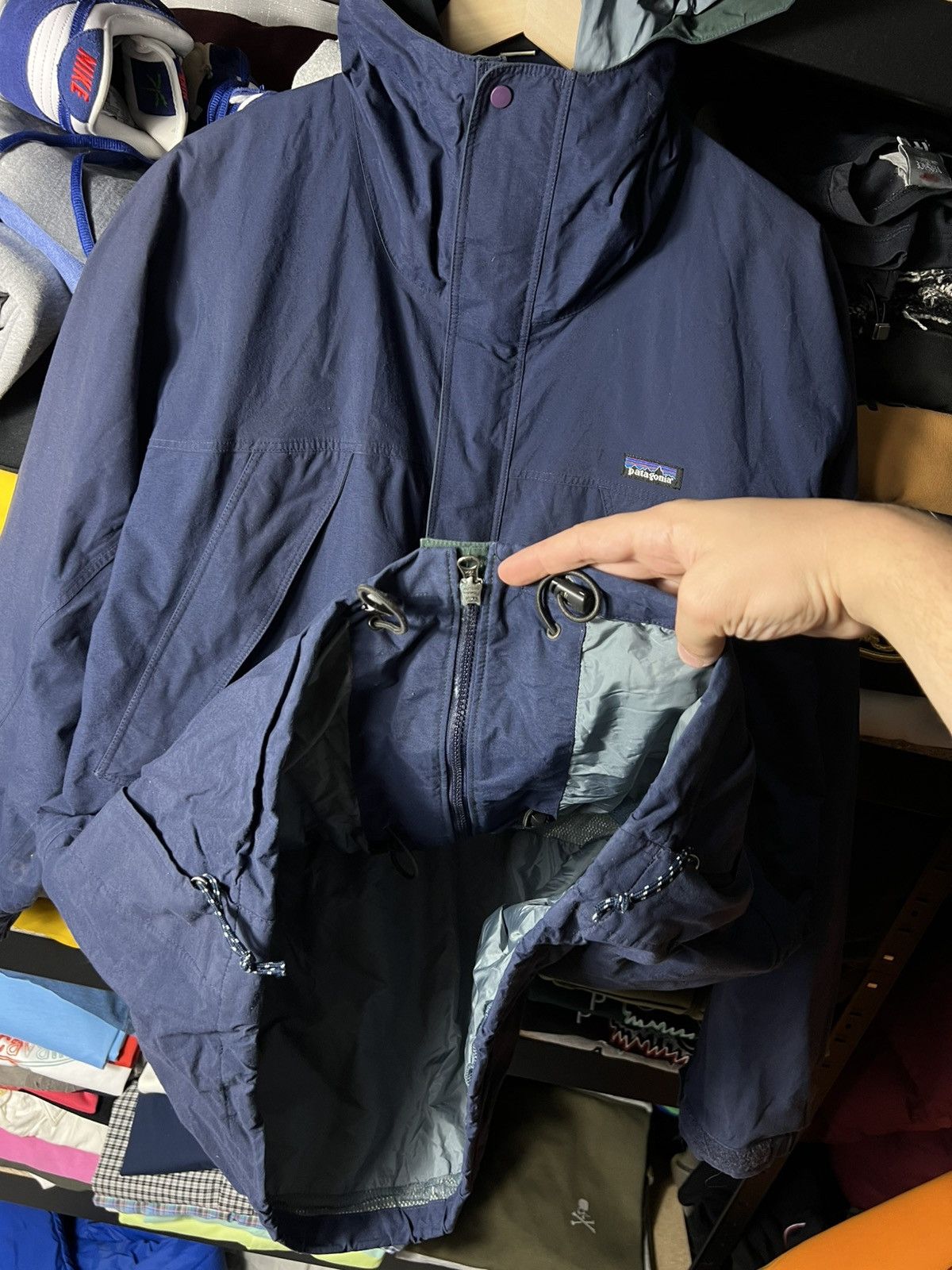 Patagonia 🧭 Patagonia Vintage Shell Jacket — Navy Blue Size L Size US L / EU 52-54 / 3 - 8 Thumbnail