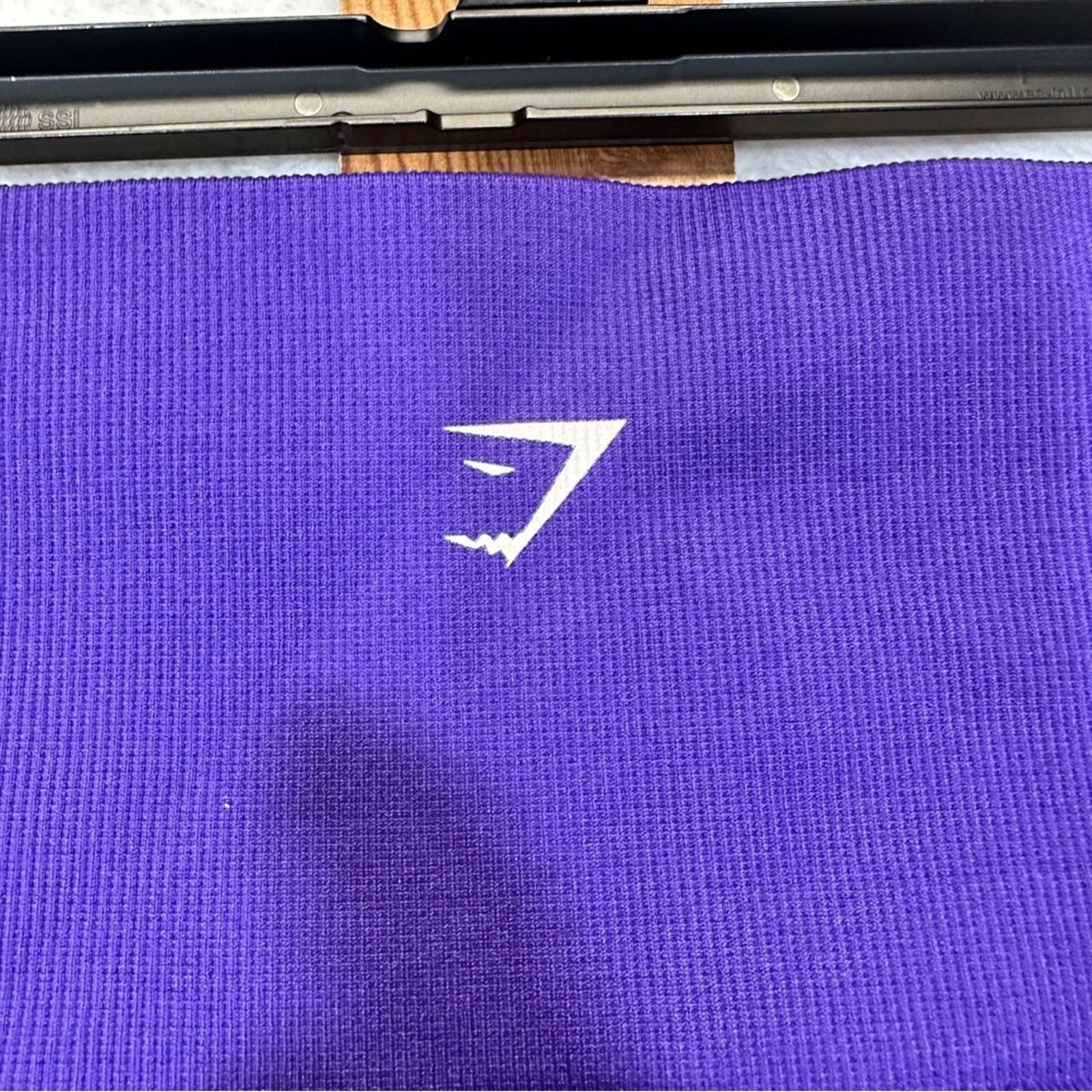 Gymshark Gymshark Energy+ Seamless Knit Cutout Cropped Leggings Sz M Size 25" / US 0 / IT 36 - 6 Thumbnail