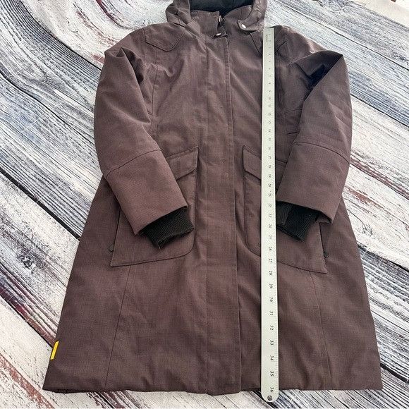 Other LOLE Women's Long Hooded Insulated Winter Coat - Taupe Brown Size L / US 10 / IT 46 - 11 Thumbnail