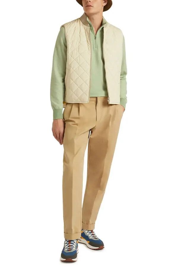 Loro Piana o1srvl11e0424 Mezzocollo Sweatshirt in Iranian Green Size US M / EU 48-50 / 2 - 5 Thumbnail
