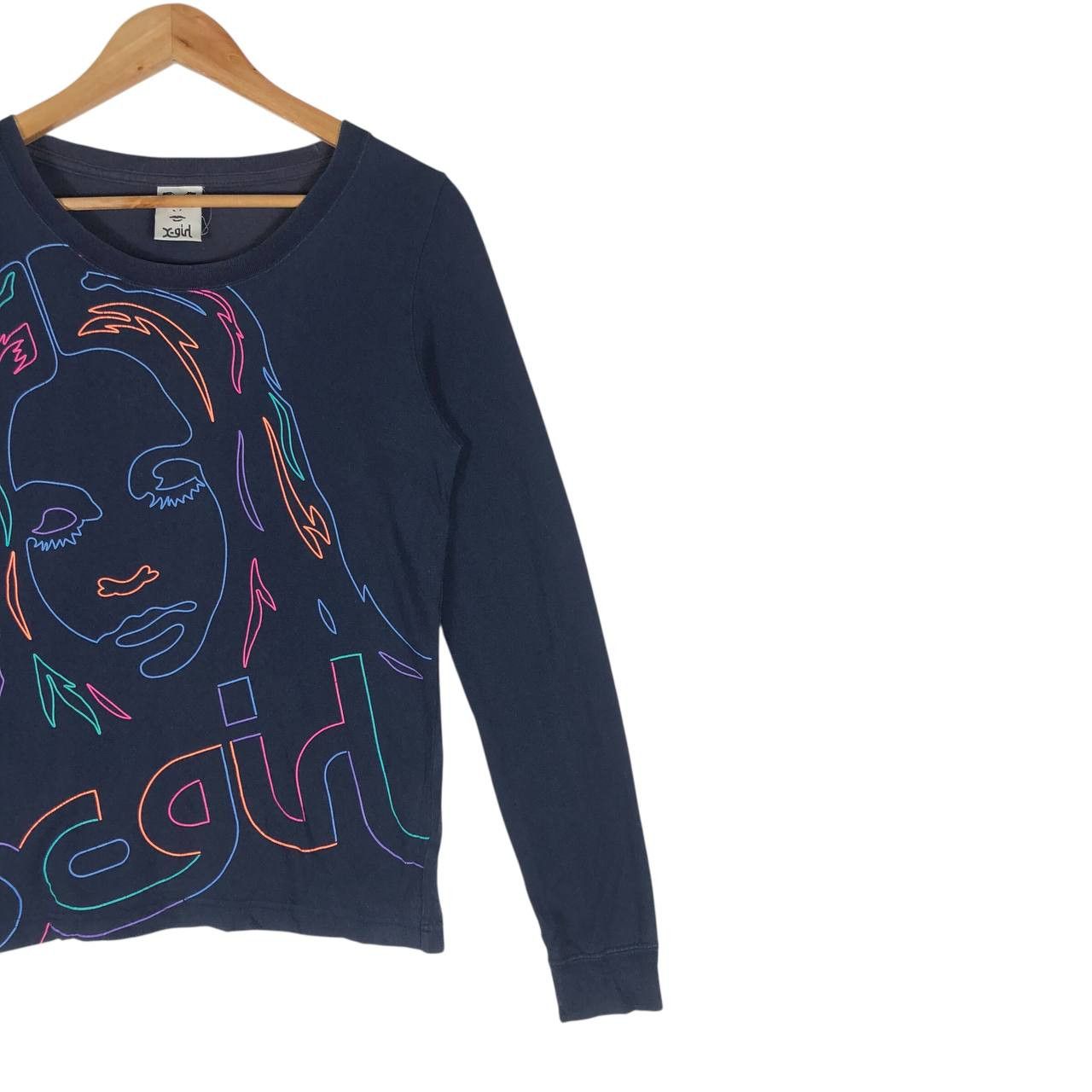 Japanese Brand X-Girl Long Sleeve T-Shirt Size US S / EU 44-46 / 1 - 4 Thumbnail