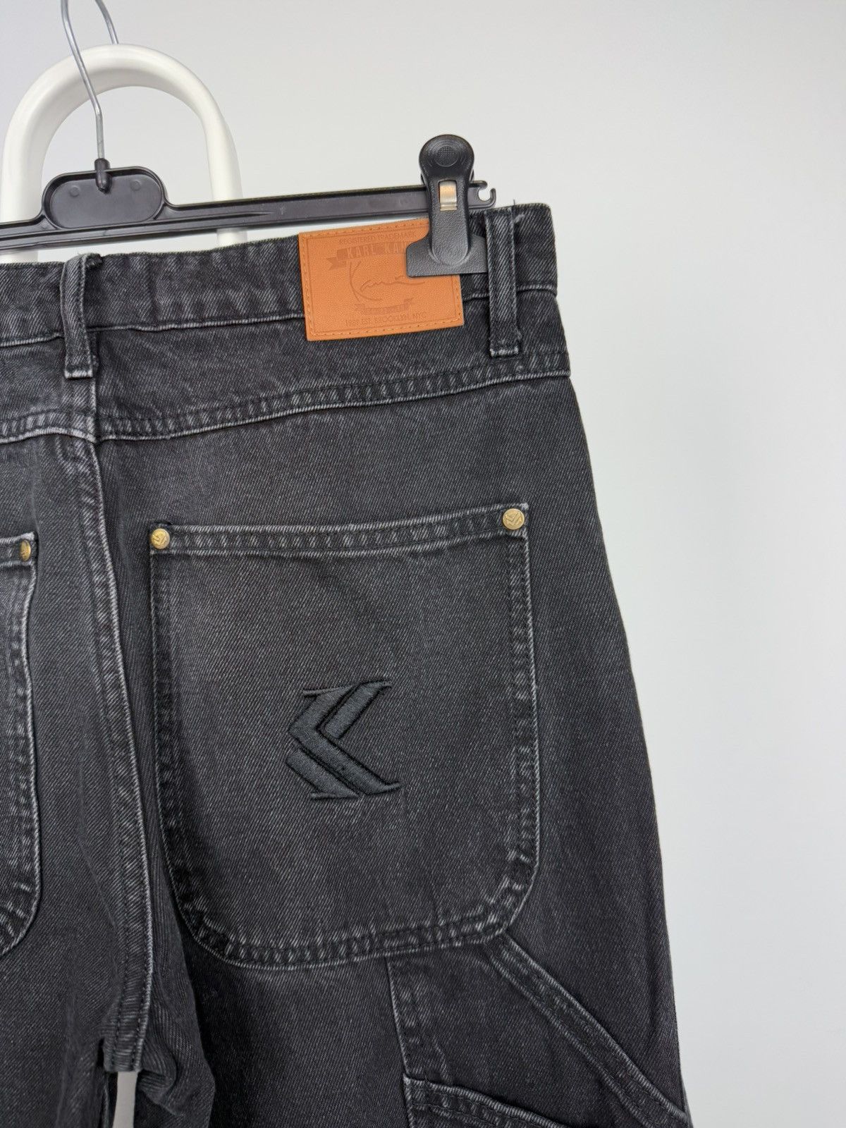 Karl Kani Karl Kani Washed Black Denim Jeans Pants Size US 31 - 3 Thumbnail