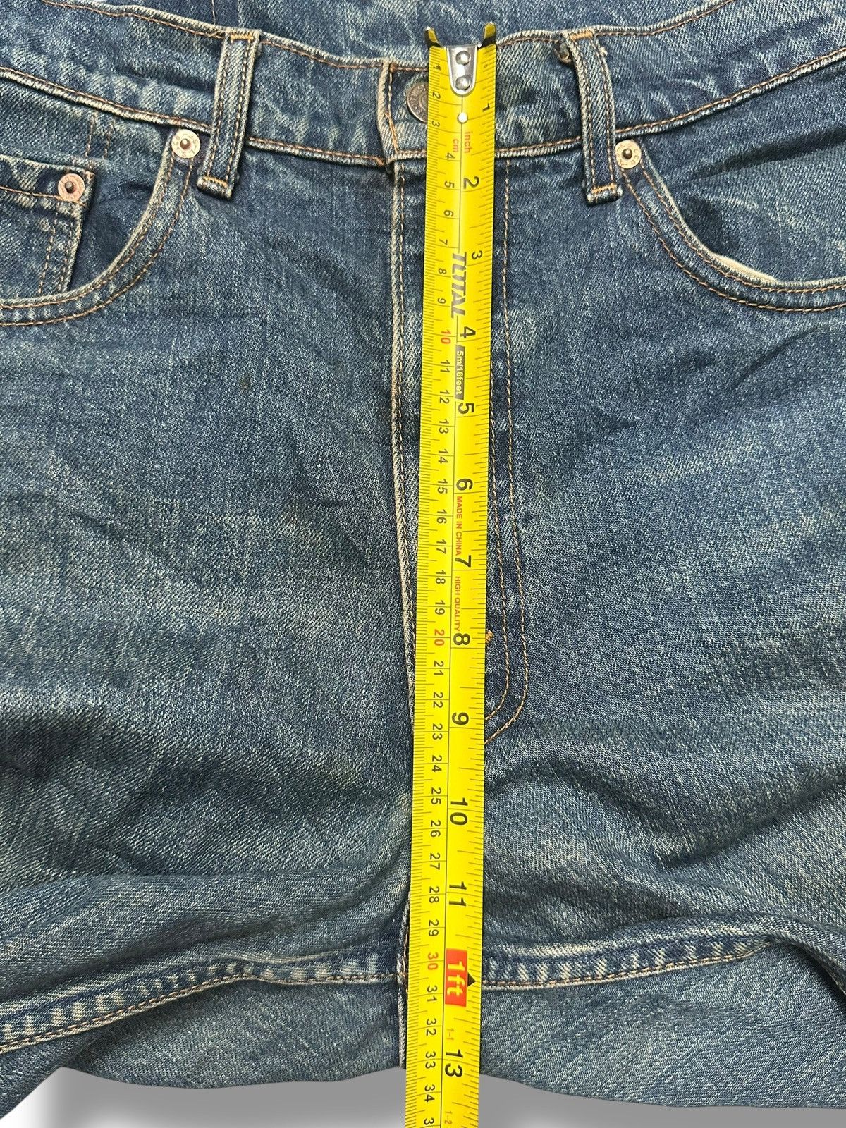 Levi's Levis 512 Straight Cut Distressed With Mudwash & Faded Size US 32 / EU 48 - 16 Thumbnail