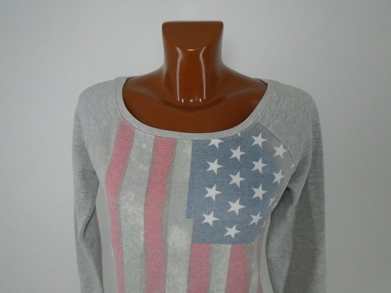 Other Women's Sweatshirt Miss America. Color: Grey. Size: XS. Size XS / US 0-2 / IT 36-38 - 3 Thumbnail