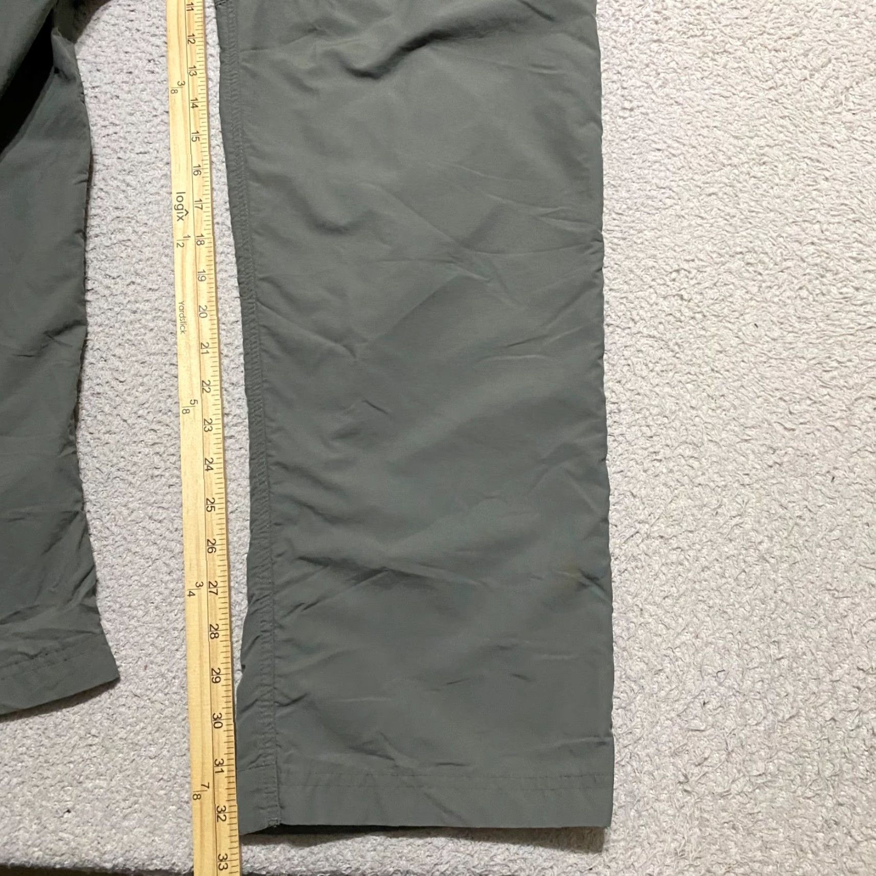 Vintage REI Gray Cargo Pants 34 Tall Nylon Cargo Convertible Hiking Camping Outdoor Mens Pants Regular Gray Size US 34 / EU 50 - 6 Thumbnail