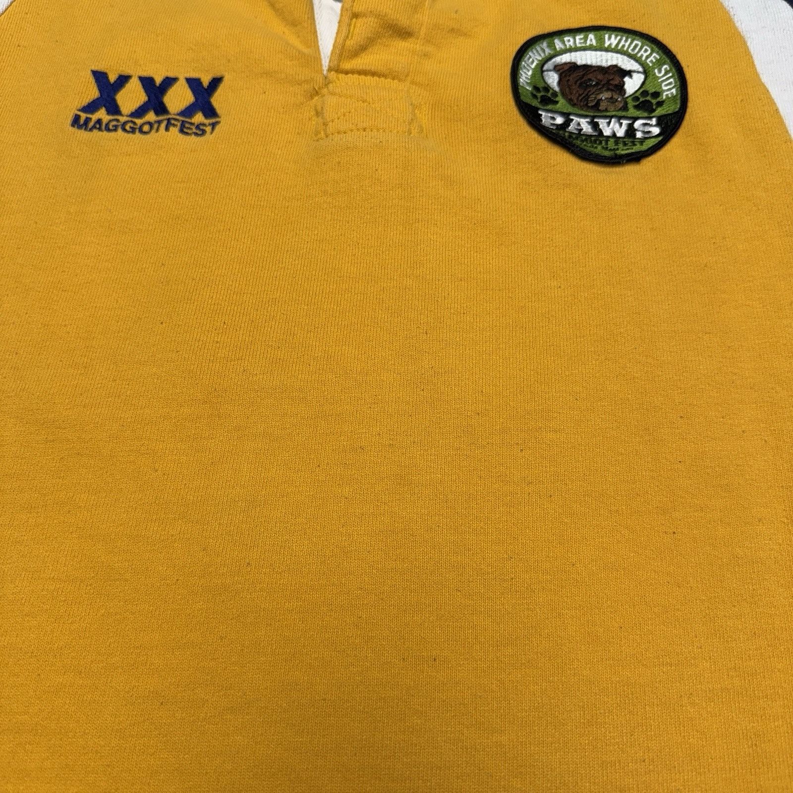 Barbarian Vintage Barbarian Rugby Wear Shirt Mens XL 22x29 Yellow Magg Size US XL / EU 56 / 4 - 6 Thumbnail