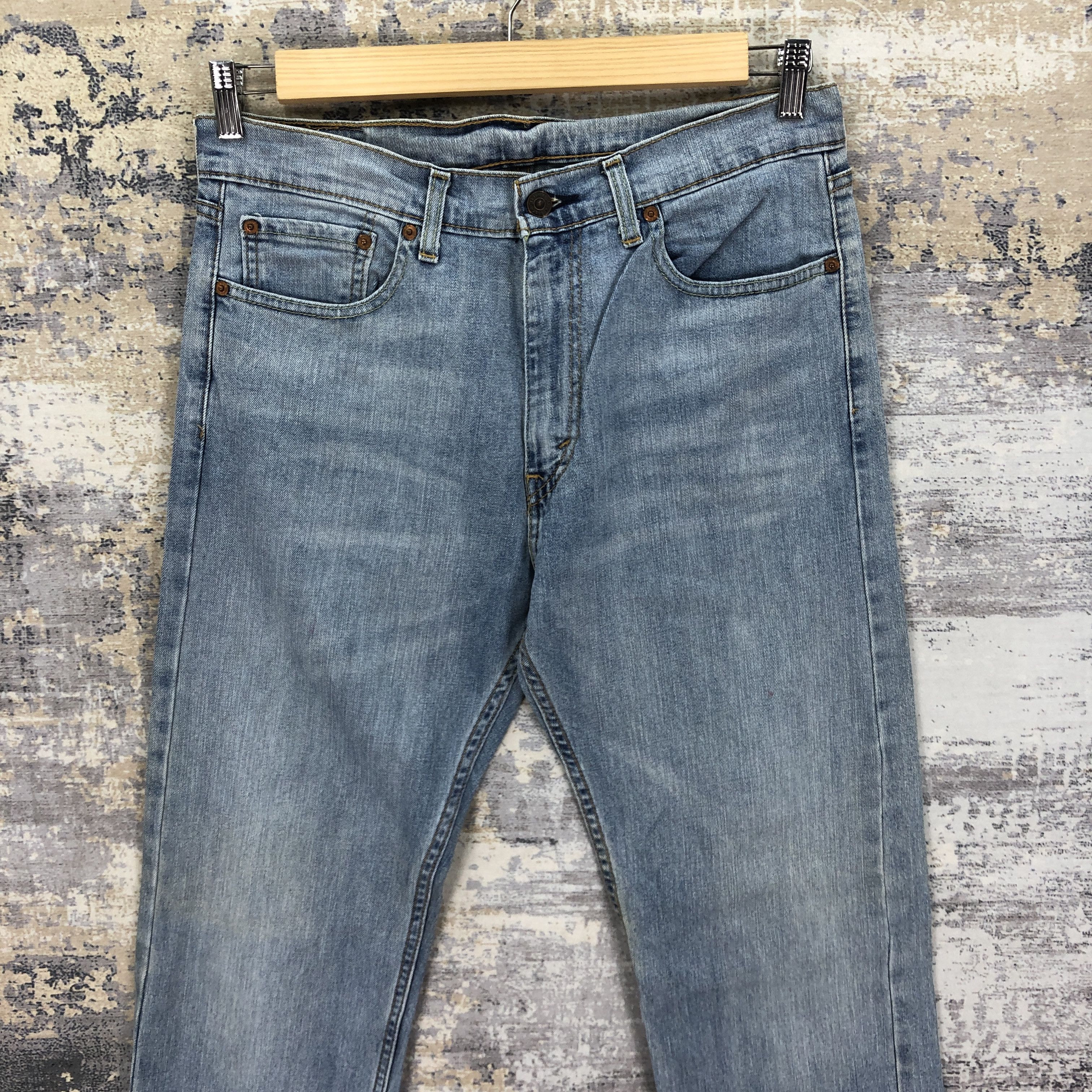 Levi's Vintage Y2K Levis 505 Faded Jeans Levi's Light Wash Denim Size US 32 / EU 48 - 3 Thumbnail