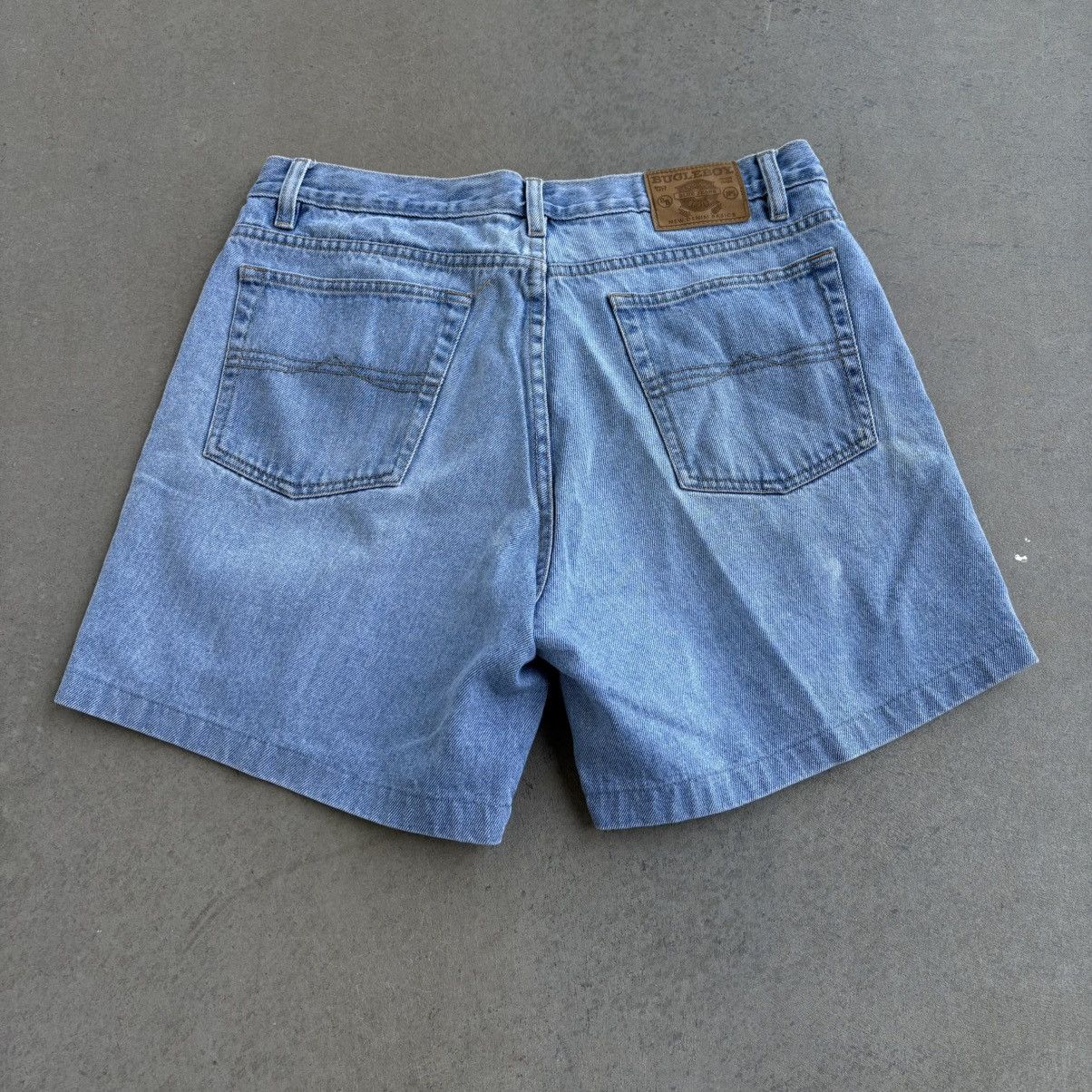 Bugle Boy Vintage 90's Bugle Boy Light Blue Denim Jean Shorts Jorts 33 Size US 33 - 7 Thumbnail
