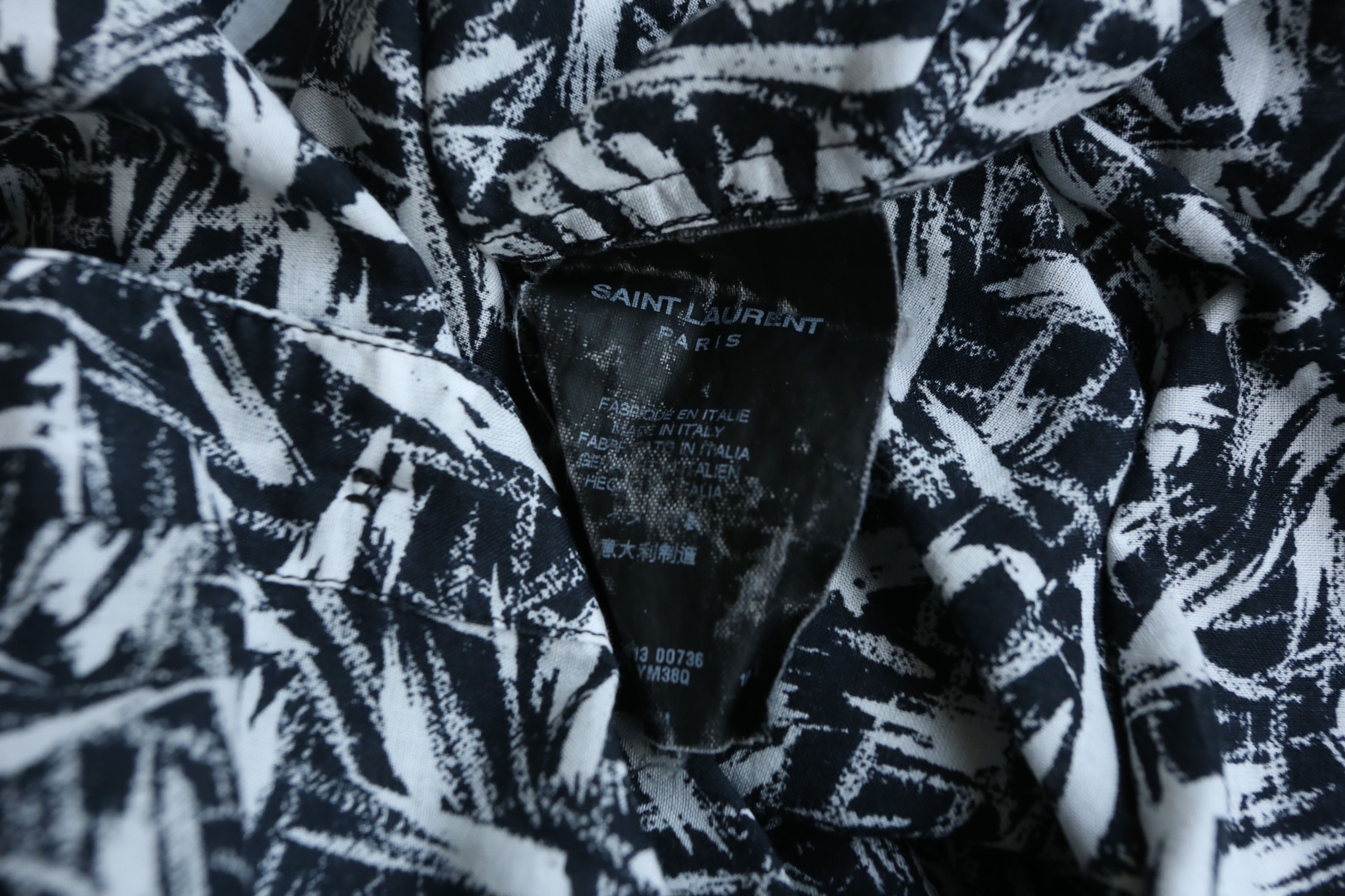 Saint Laurent Paris Saint Laurent Paris - Hedi Slimane - S/S 14 - Thorn Shirt Size US S / EU 44-46 / 1 - 6 Thumbnail