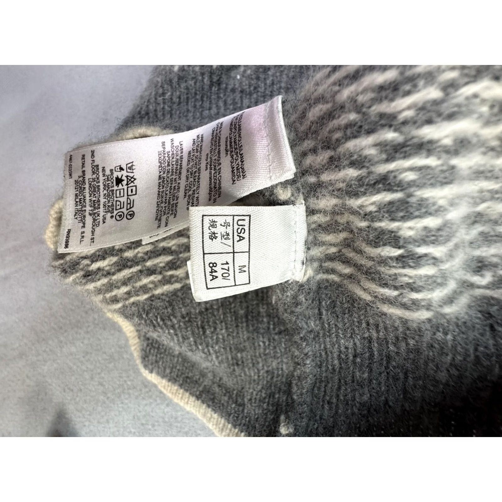 Brooks Brothers Brooks Brothers Sweater Womens Medium Gray Wool Angora Knit Pullover Crewneck Size M / US 6-8 / IT 42-44 - 5 Thumbnail