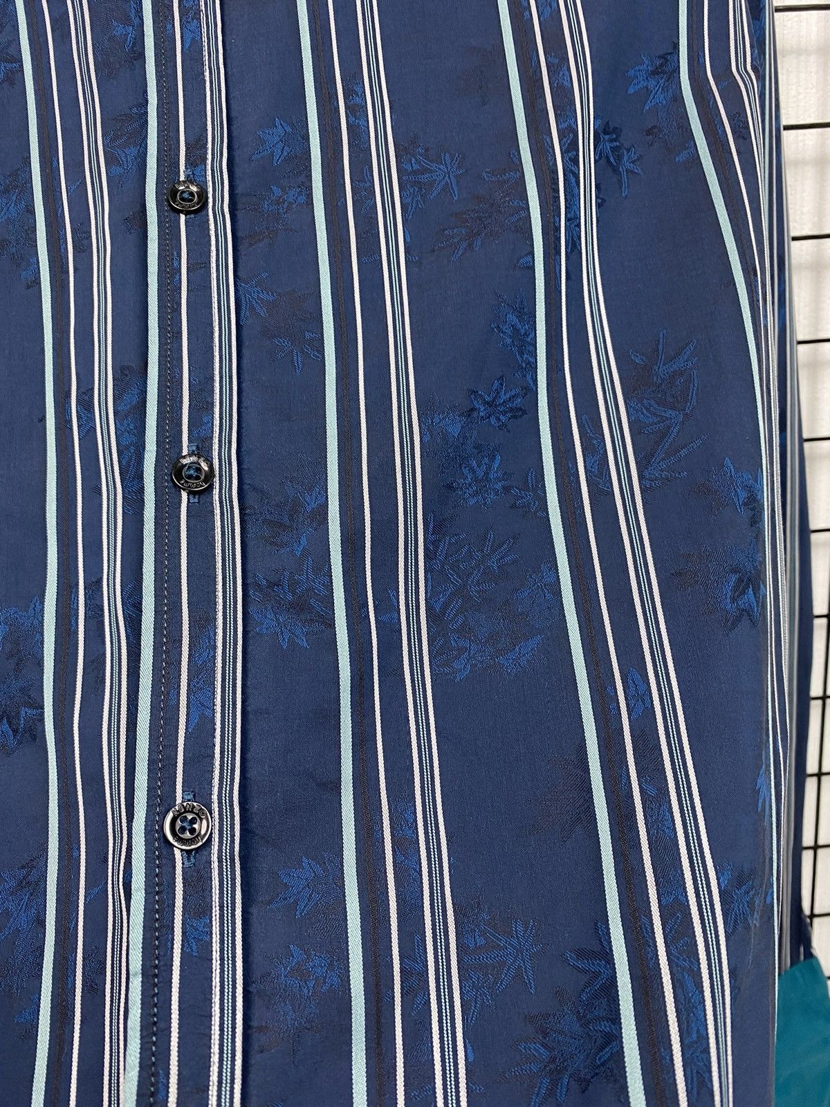 Kenzo Kenzo striped floral shirt blue Size 42/16 L Size US L / EU 52-54 / 3 - 9 Thumbnail