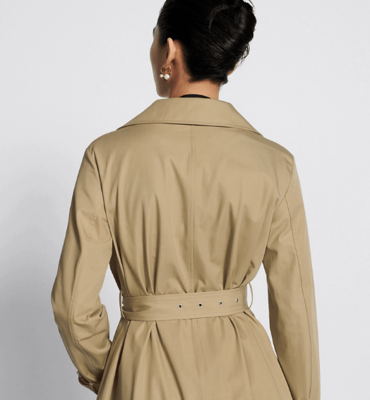 Dior o1w1db11225 427M13 Trench Coat in Beige Size XL / US 12-14 / IT 48-50 - 6 Thumbnail