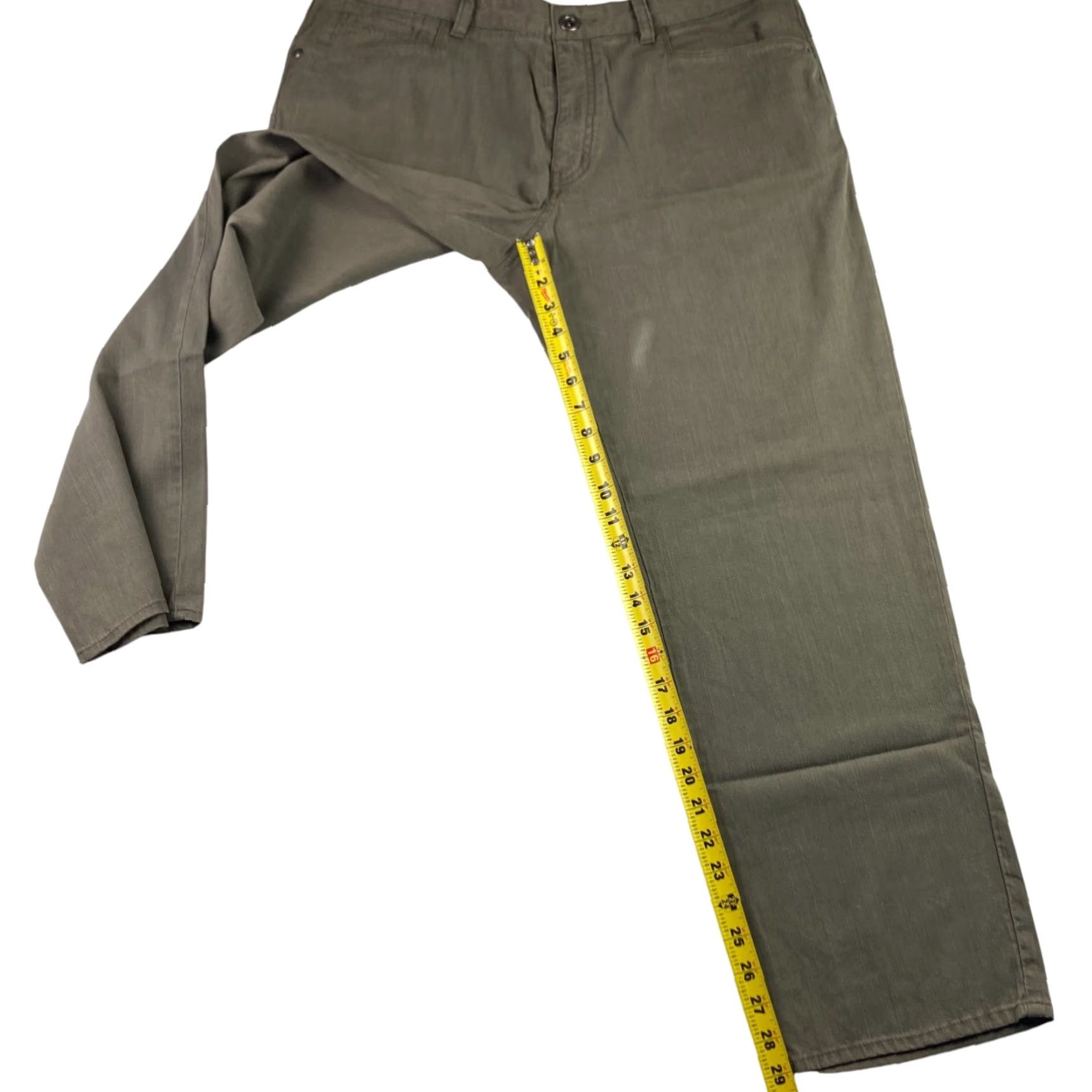 Tommy Bahama Tommy Bahama Men’s Pants Olive 5-Pocket Flat Front Tencel Cotton Spandex 35x30 Casual Khakis Size US 35 - 7 Thumbnail