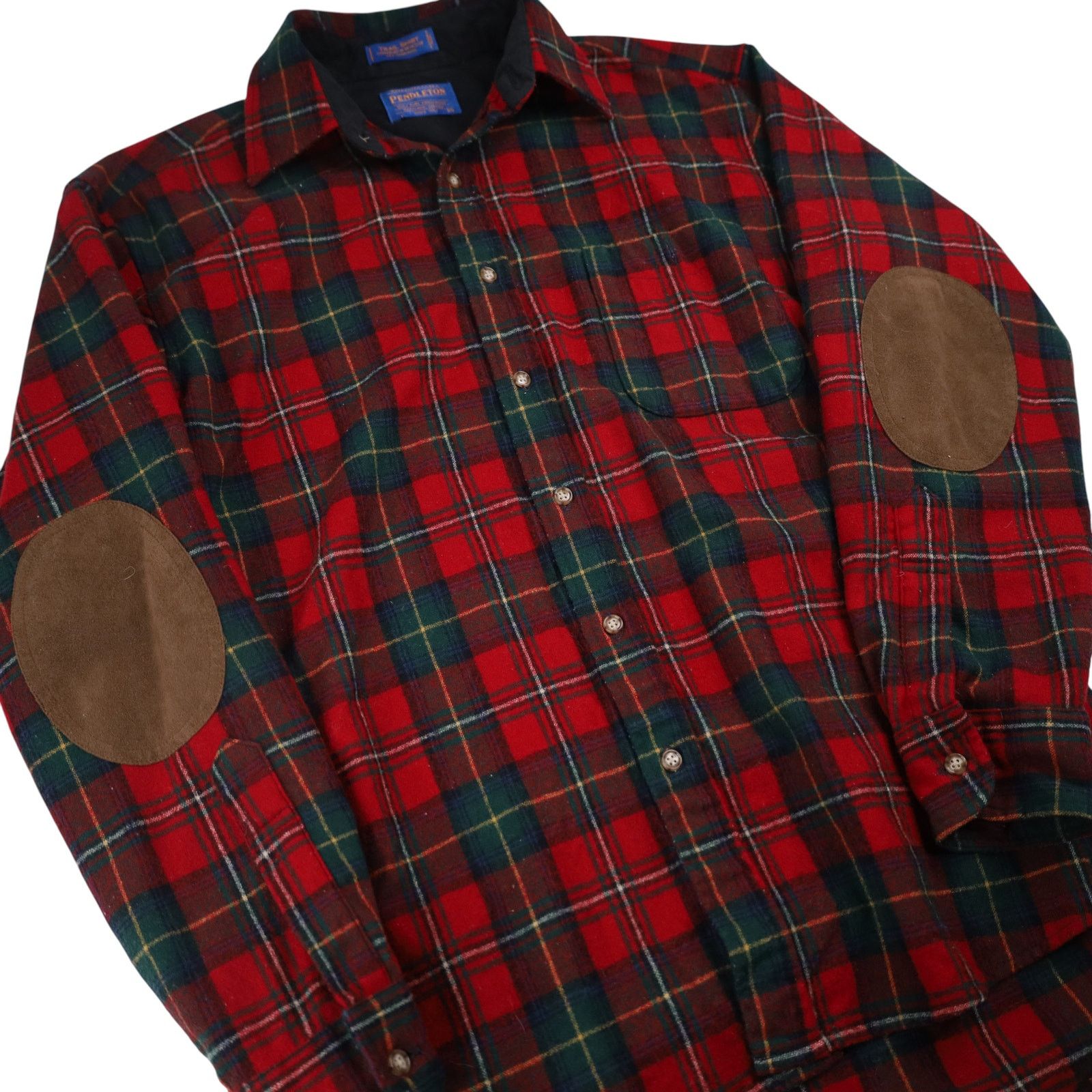 Pendleton × Vintage Pendleton %100 Wool Flannel Boyd Tartan Trail Shirt Size US M / EU 48-50 / 2 - 5 Thumbnail