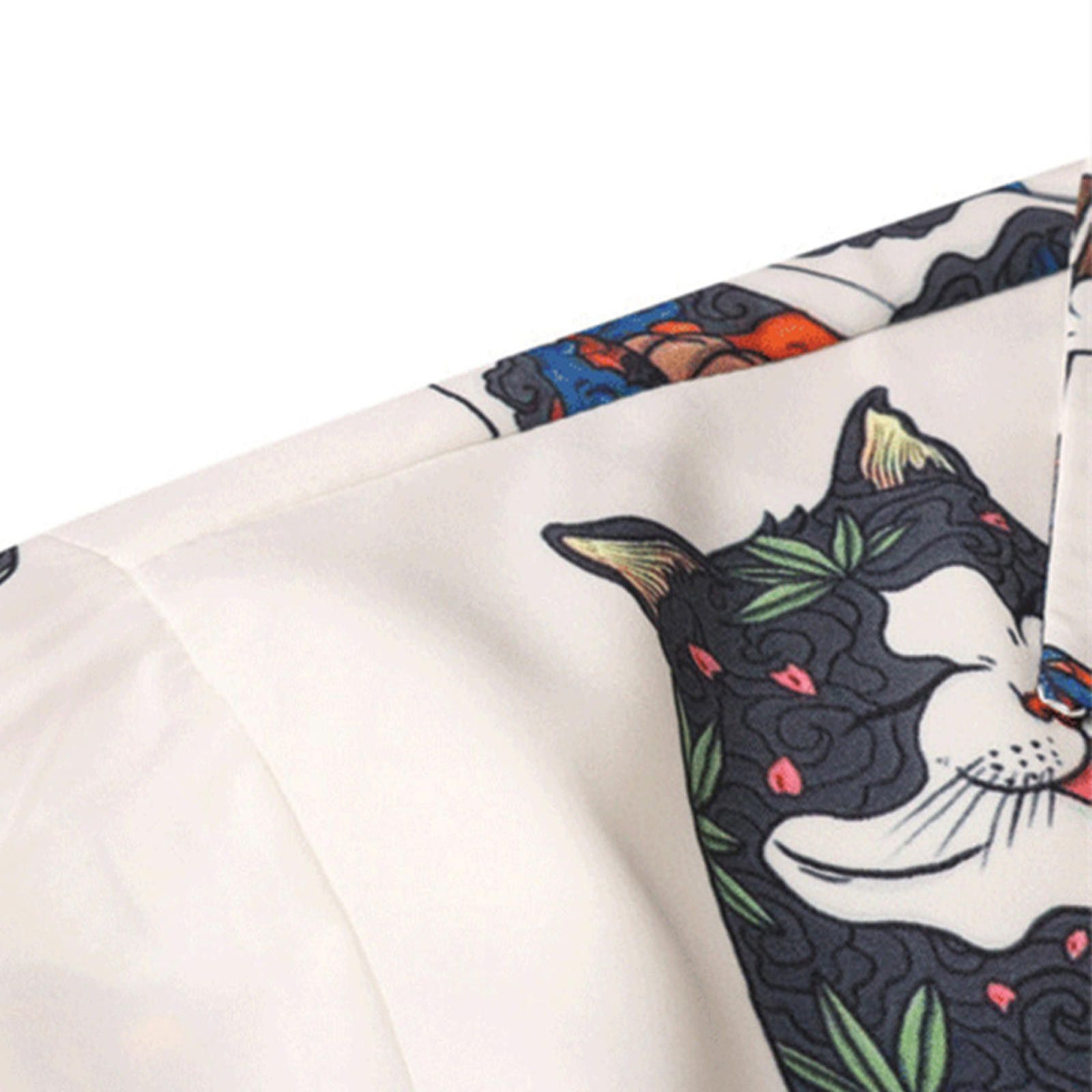 Other Japanese Style Print Anime Funny Cartoon Short Sleeve Shirt Size US M / EU 48-50 / 2 - 4 Thumbnail