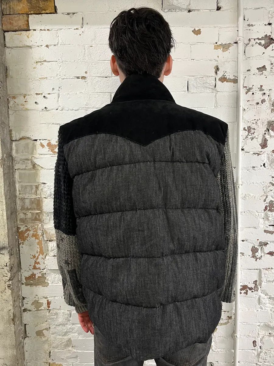 Polo Ralph Lauren 2010s Ralph Lauren USA Flag Grey Hybrid Wool Puffer Jacket Size US XL / EU 56 / 4 - 3 Thumbnail