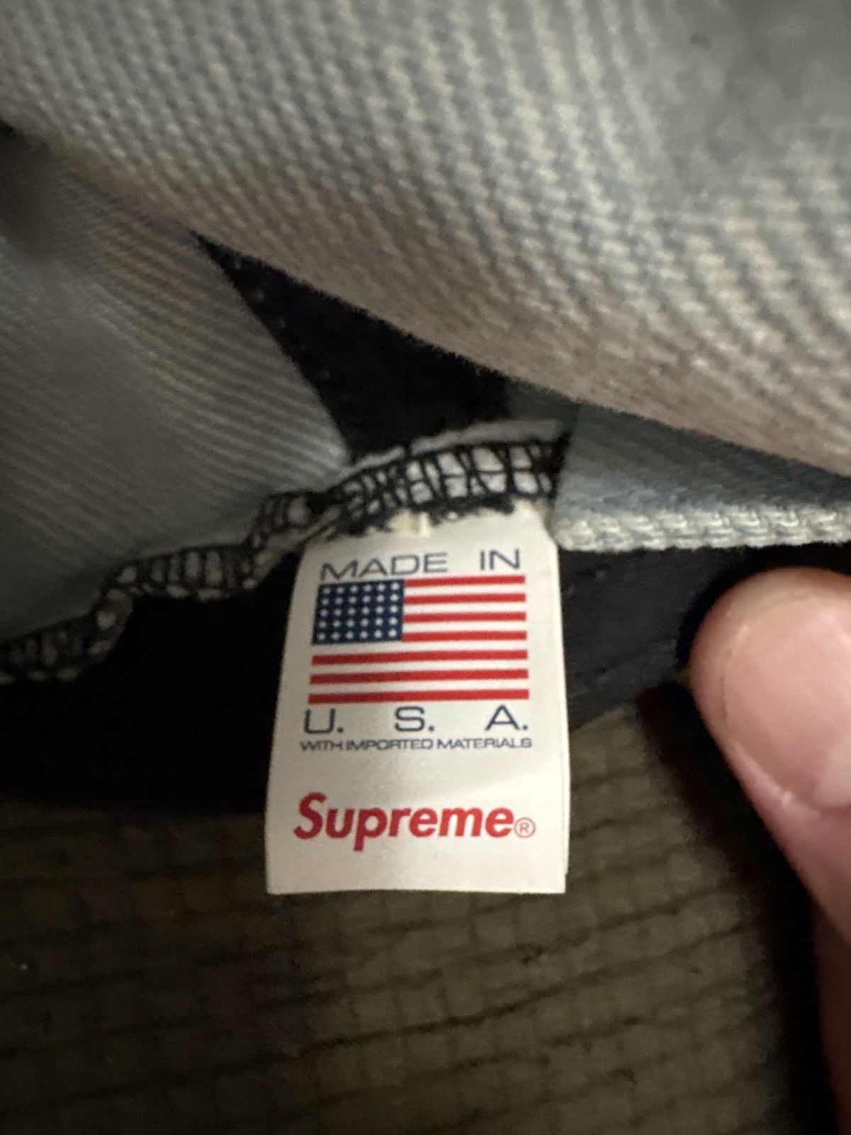 Supreme Supreme pigment coated 2 tone s logo 6 panel blue navy Size ONE SIZE - 3 Thumbnail