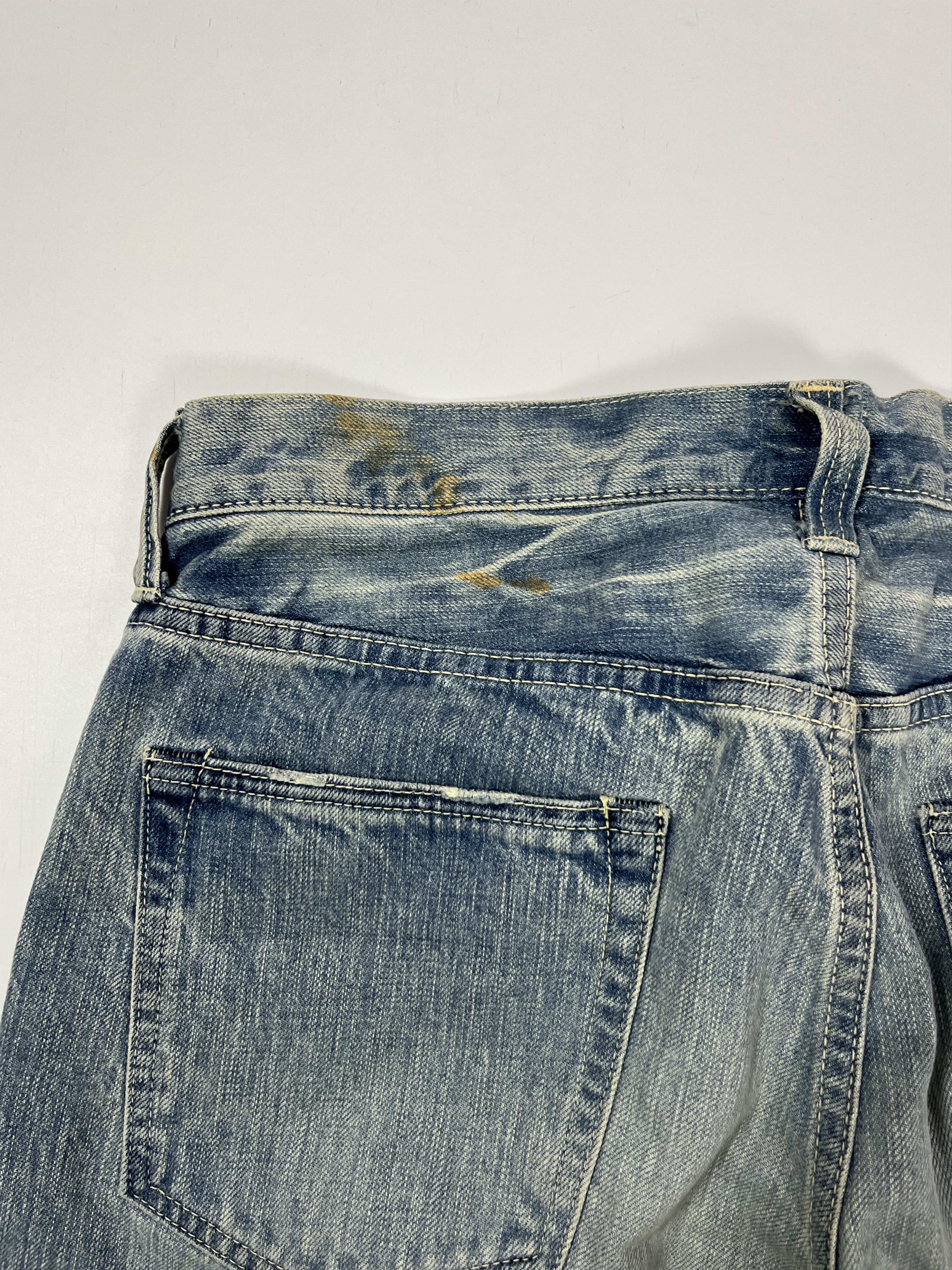 Prps Prps Japan Denim Jeans Selvedge Size W33 L34 Distressed Size US 33 - 12 Thumbnail