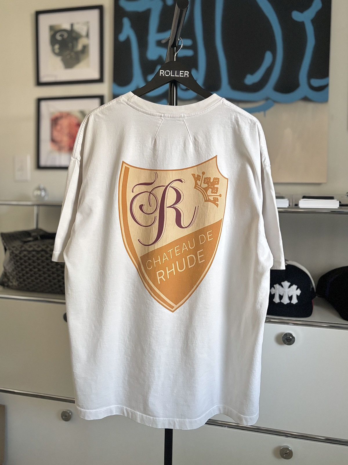 Rhude RHUDE CHATEAU LOGO GRAPHIC TEE Size US XL / EU 56 / 4 - 1 Thumbnail
