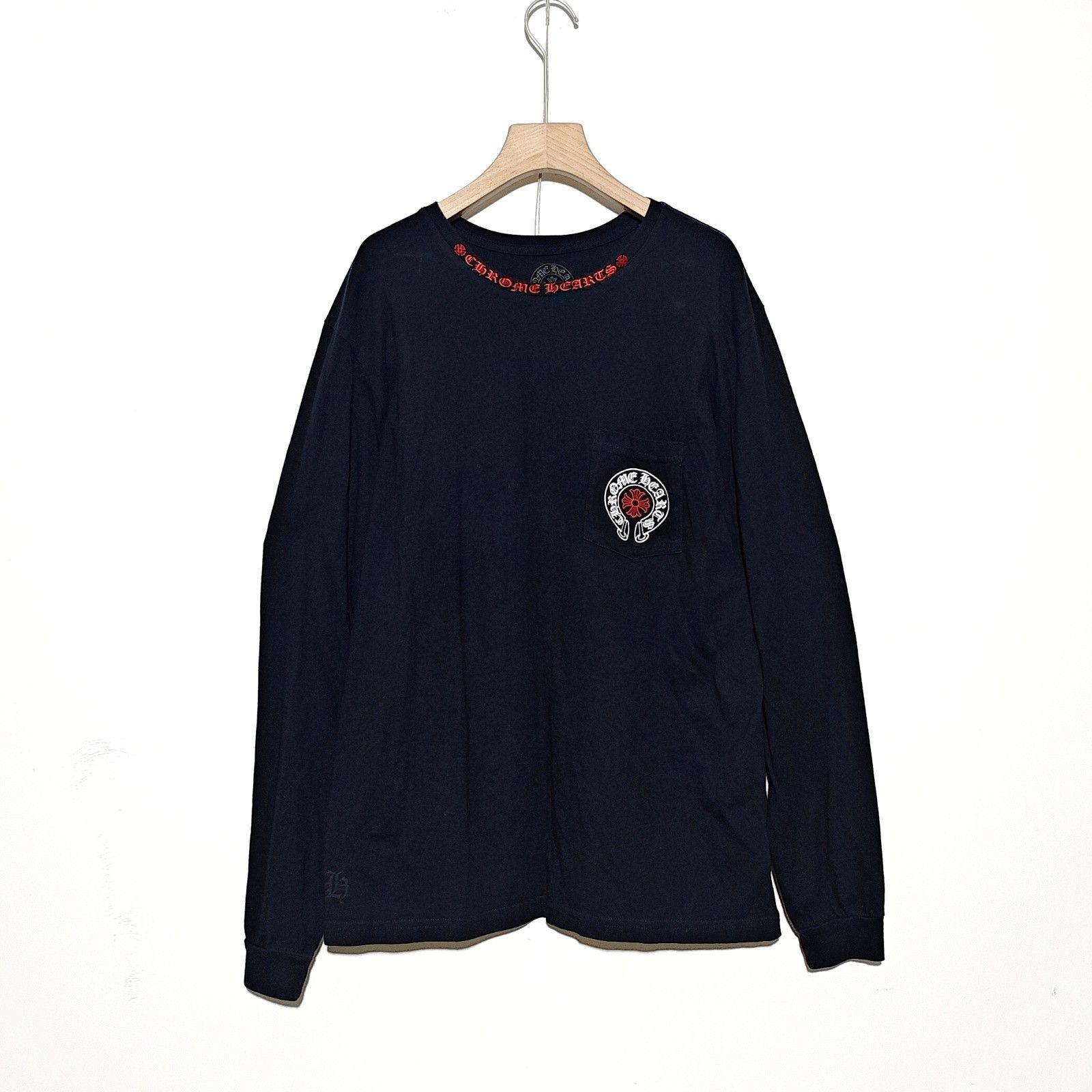 Chrome Hearts CHROME HEARTS Back Scroll Label Logo Long Tee | Grailed