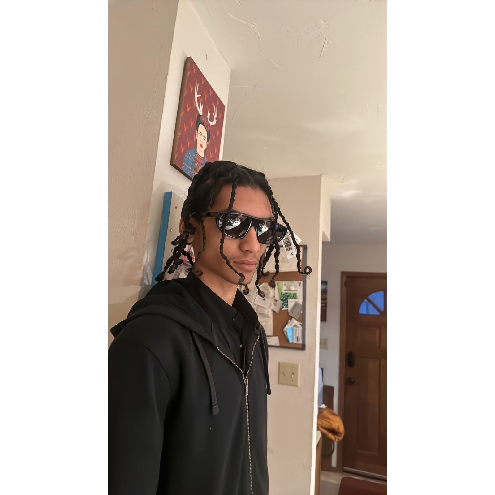 Balenciaga Balenciaga 60mm Rectangular Sunglasses black Size ONE SIZE - 3 Thumbnail
