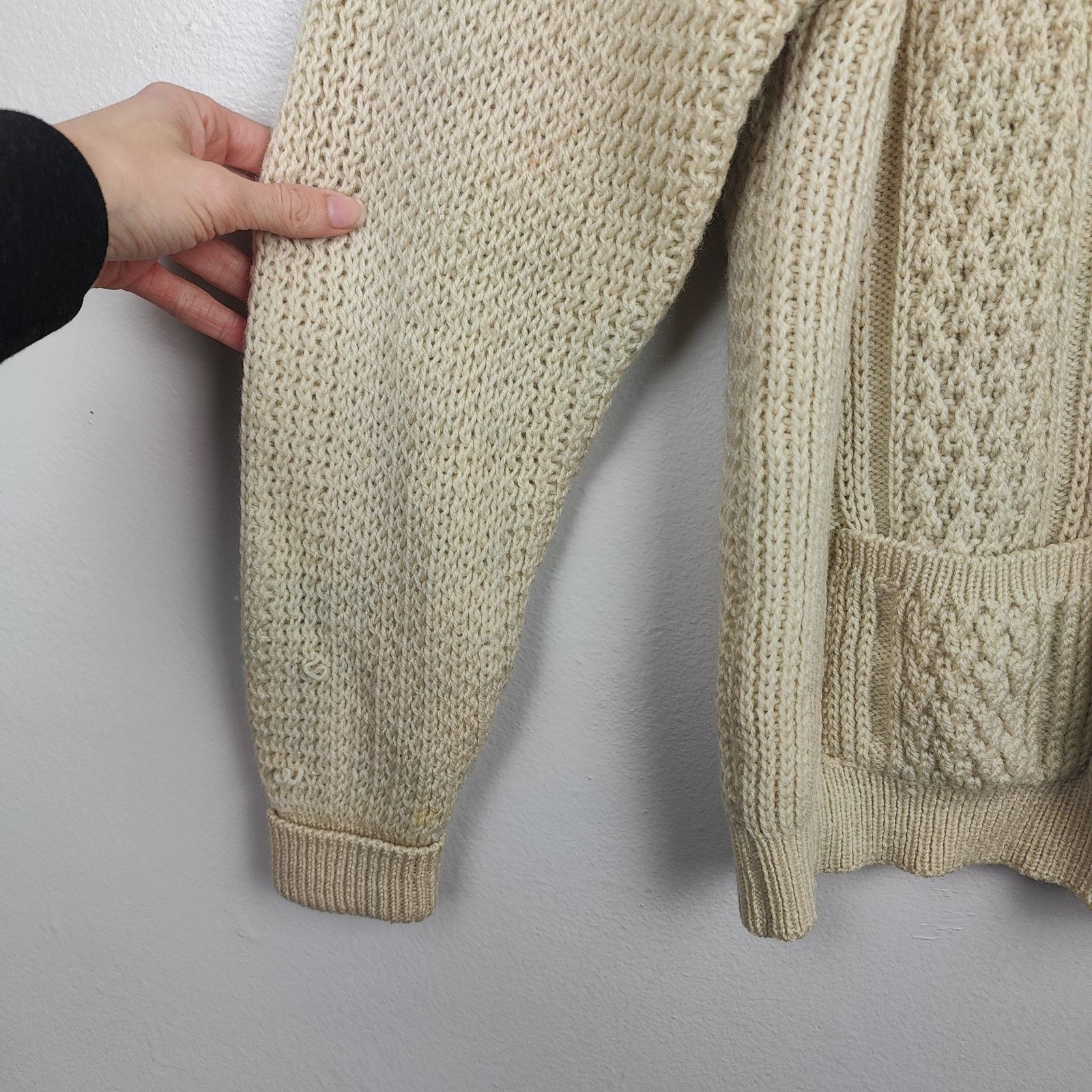 Other Vintage Felldale Fisherman Zip Up Sweater Mens 44" Large Size US L / EU 52-54 / 3 - 5 Thumbnail