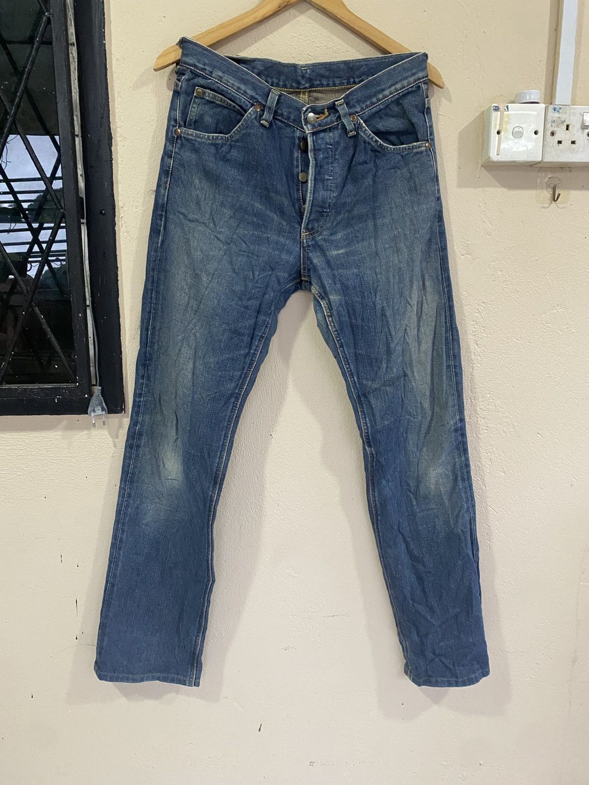 Lee Lee Riders Sanforized Half Selvedge Denim Size US 31 - 1 Thumbnail