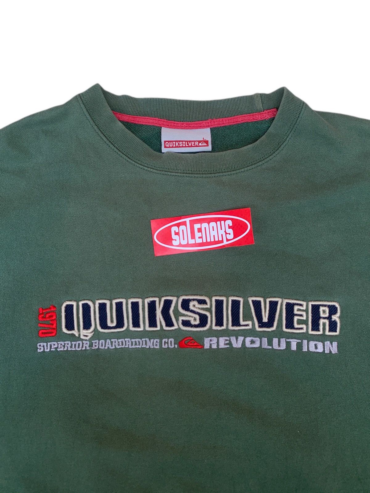 Quiksilver × Vintage Vtg quiksilver sweatshirt Size US L / EU 52-54 / 3 - 2 Thumbnail