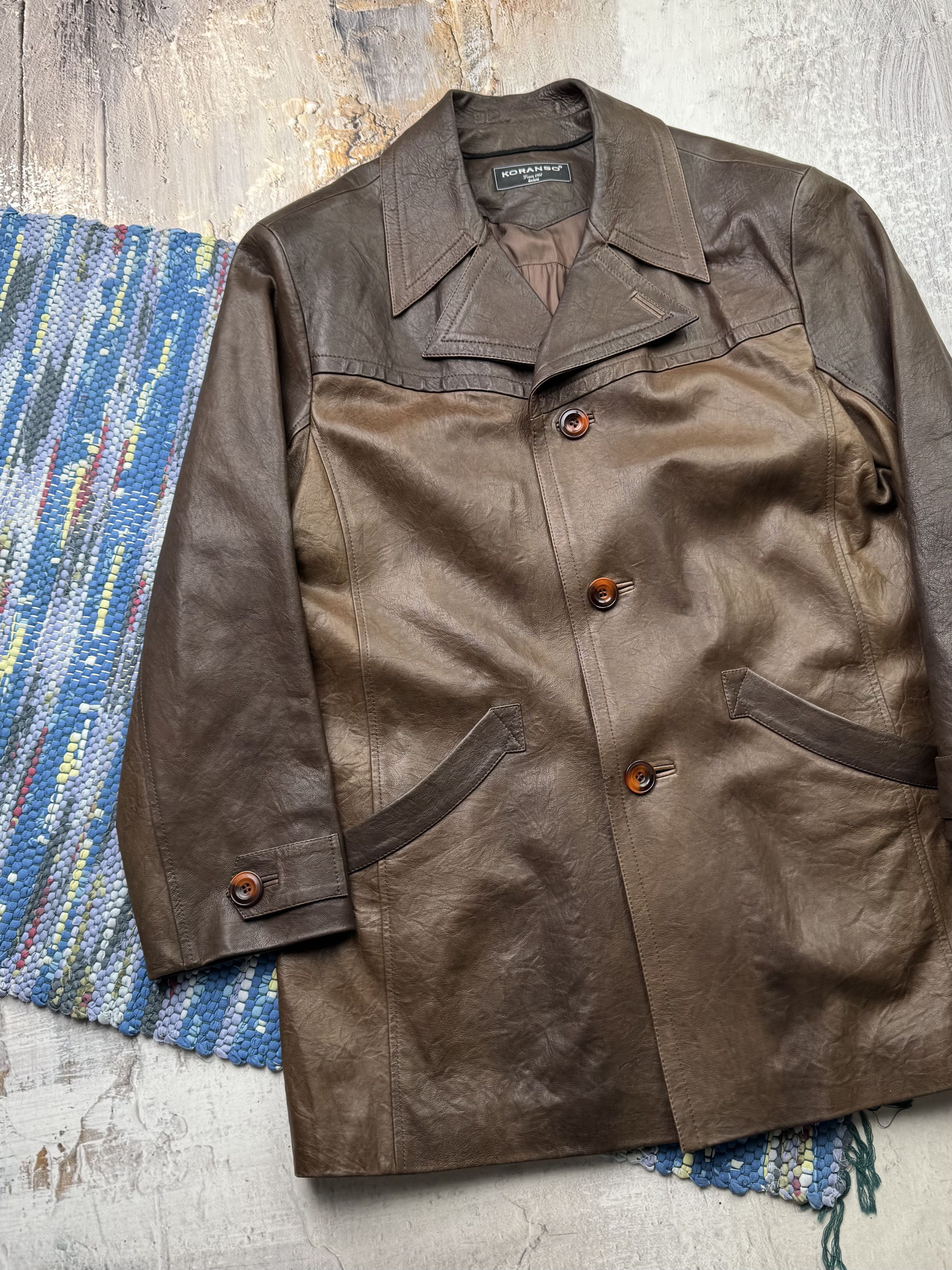 Vintage Vintage Leather Jacket A693D15(340) Size US XL / EU 56 / 4 - 2 Thumbnail