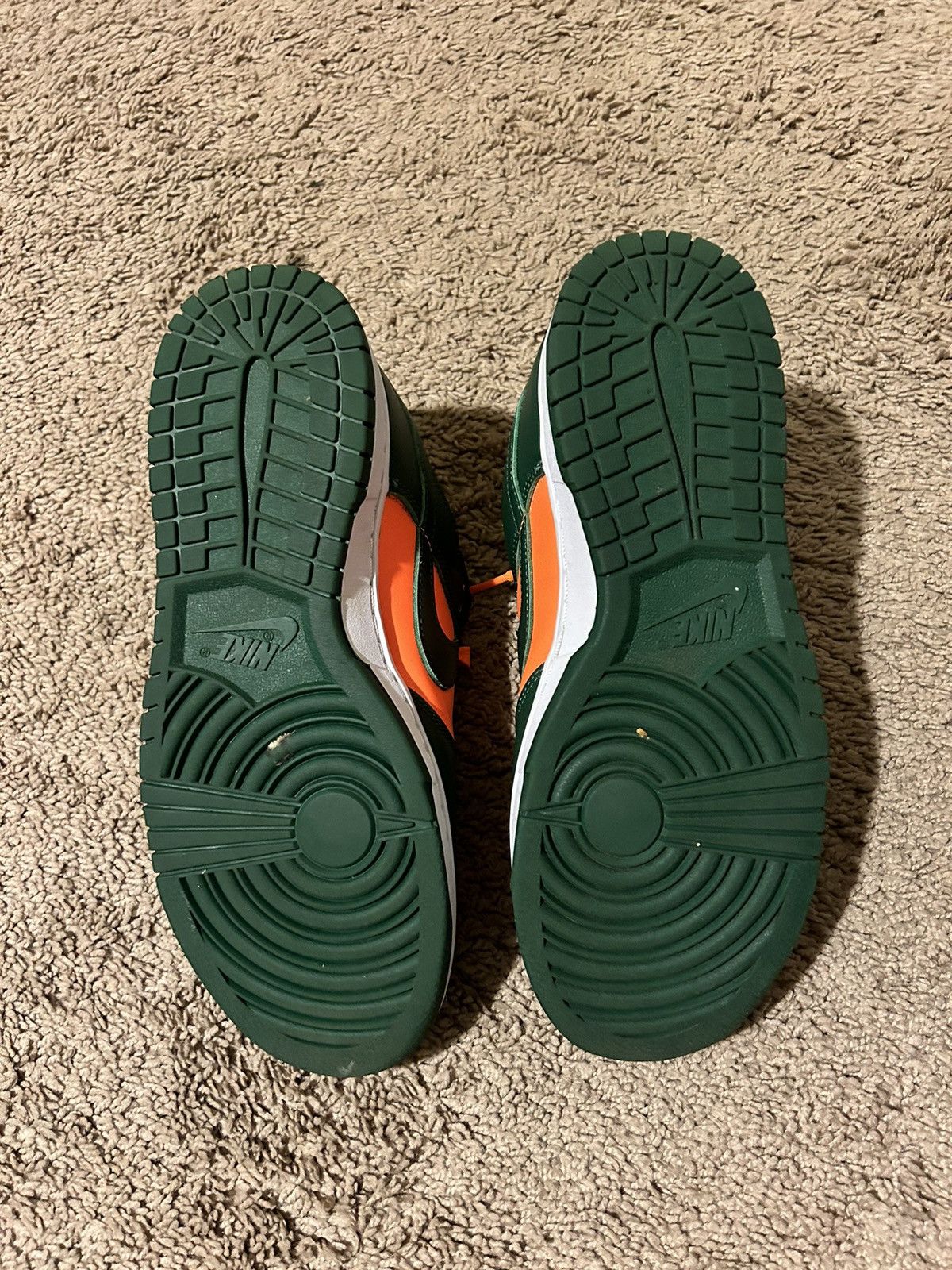 Nike Nike Dunk Low ‘Miami Hurricanes’ (M 9.5) Size US 9.5 / EU 42-43 - 3 Thumbnail