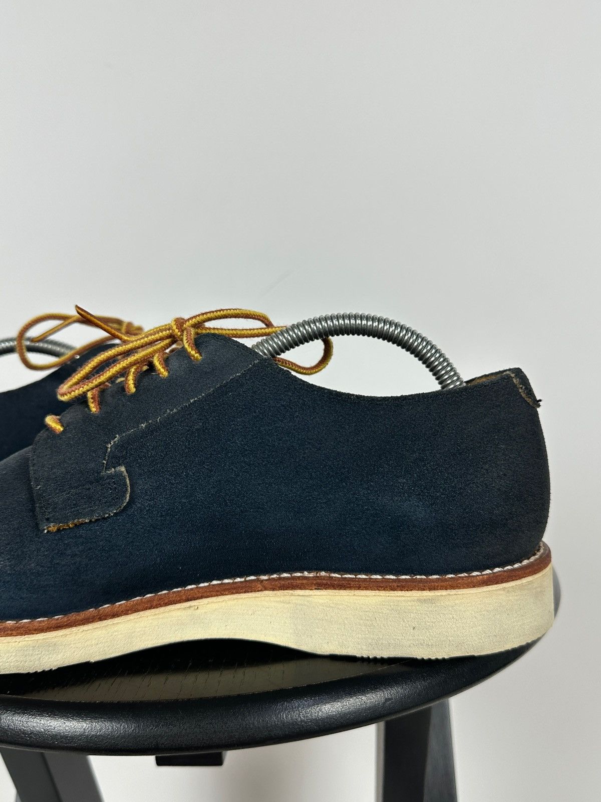 Red Wing Red Wing Postman Navy Blue Suede Oxford Shoes Size US 9 / EU 42 - 19 Thumbnail