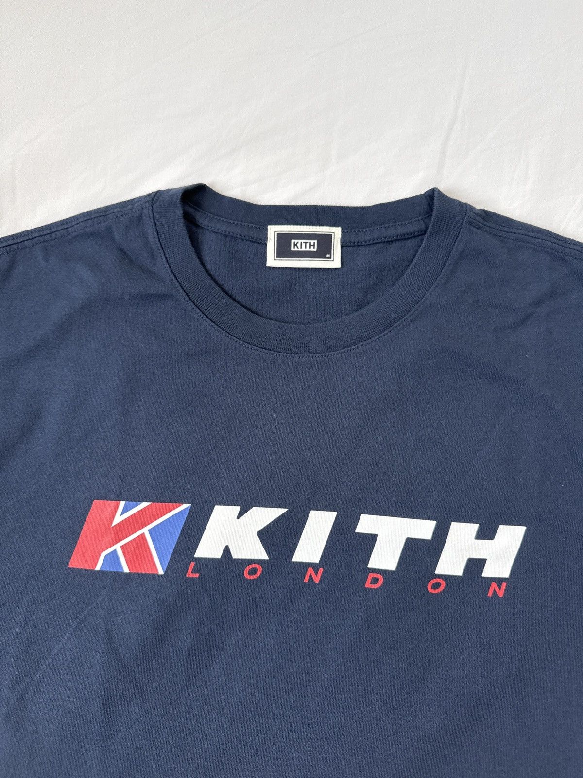 Kith Kith London Union K Sport Logo Tee Navy Size Medium Size US M / EU 48-50 / 2 - 3 Thumbnail
