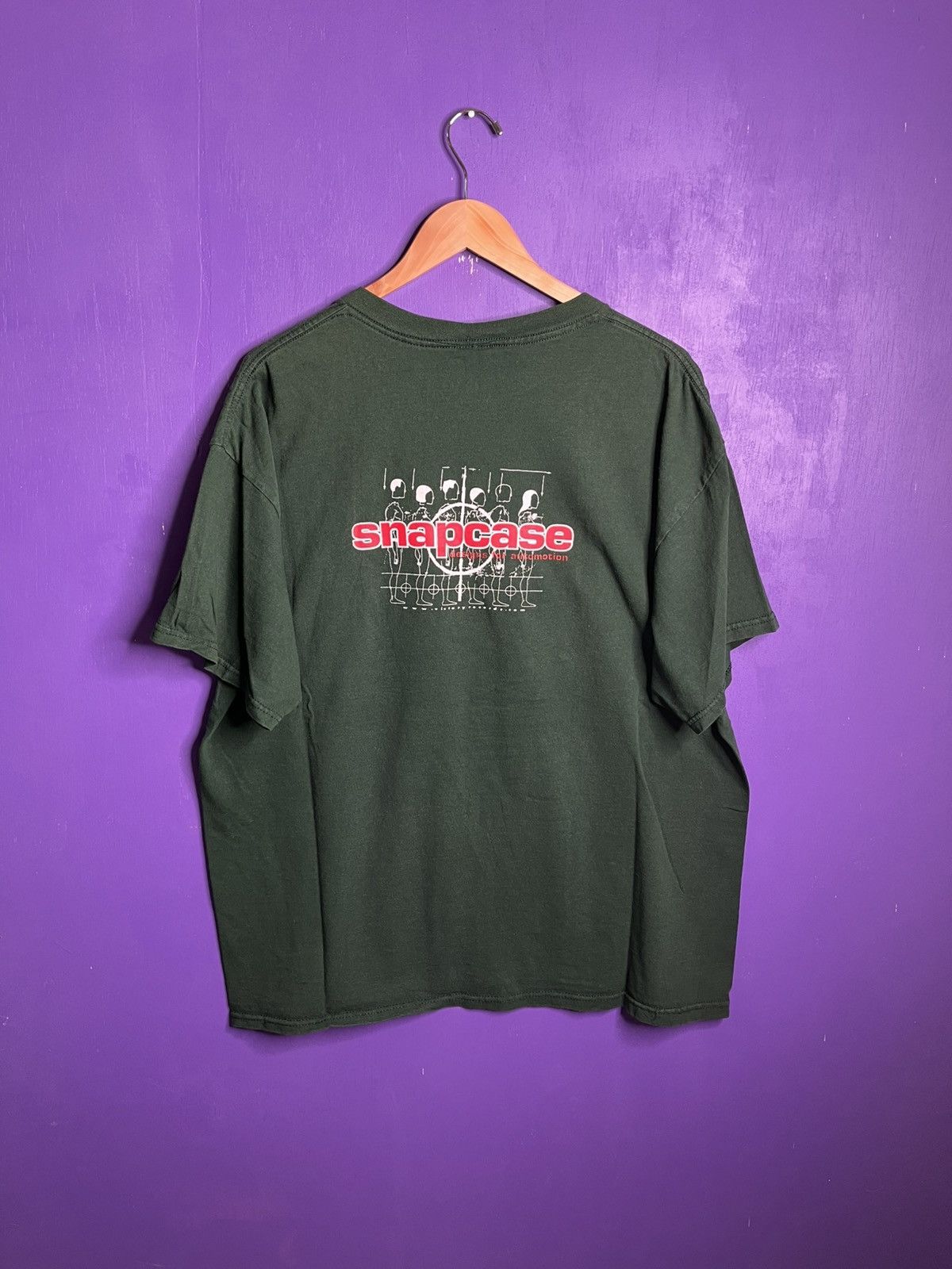 Band Tees × Vintage Vintage 90s Snapcase designs for automation t-shirt Size US XL / EU 56 / 4 - 2 Thumbnail