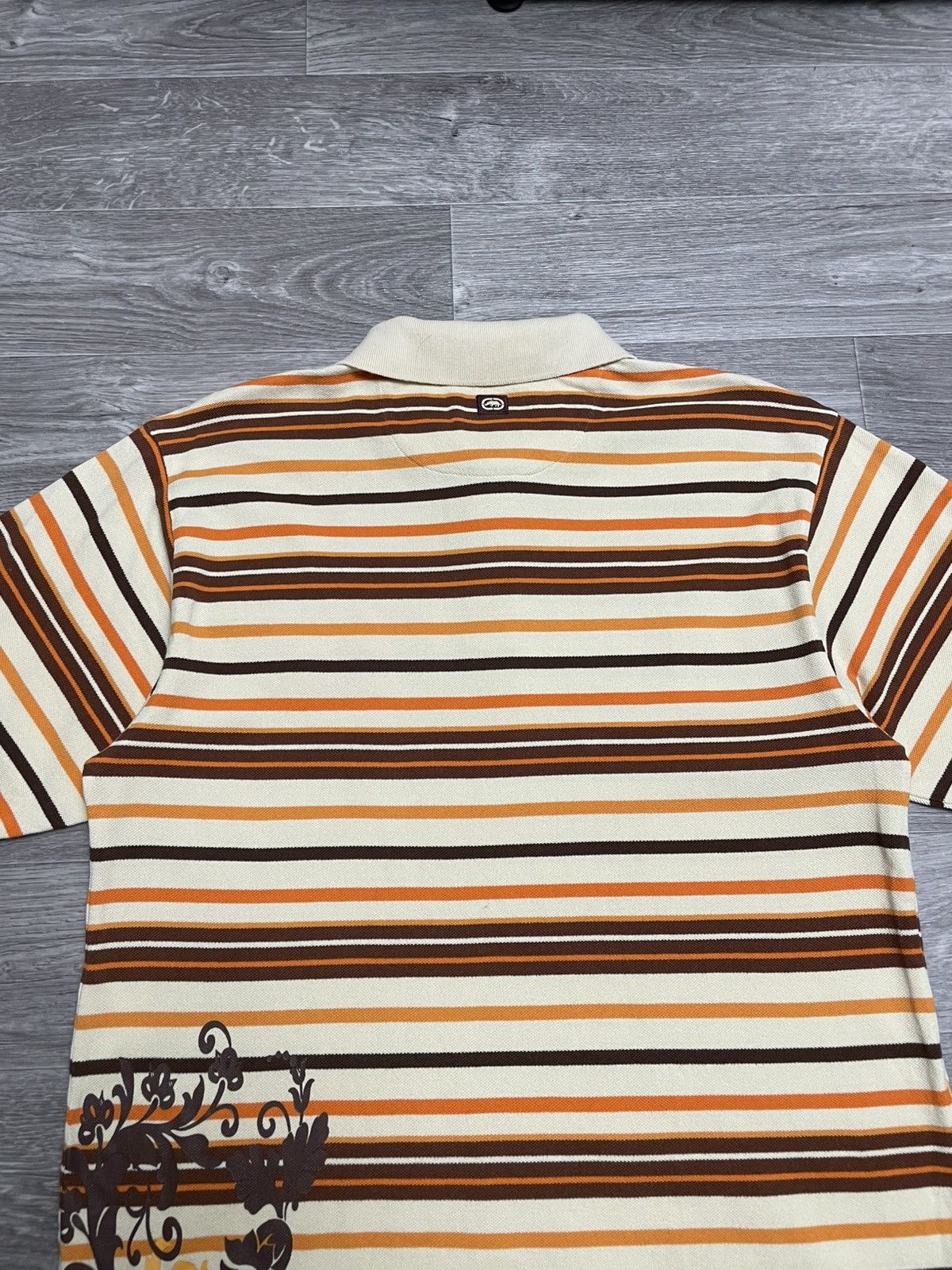 Ecko Unltd. Vintage Ecko Unltd Striped Retro Polo Shirt Hip Hop 90s Size US XL / EU 56 / 4 - 13 Thumbnail