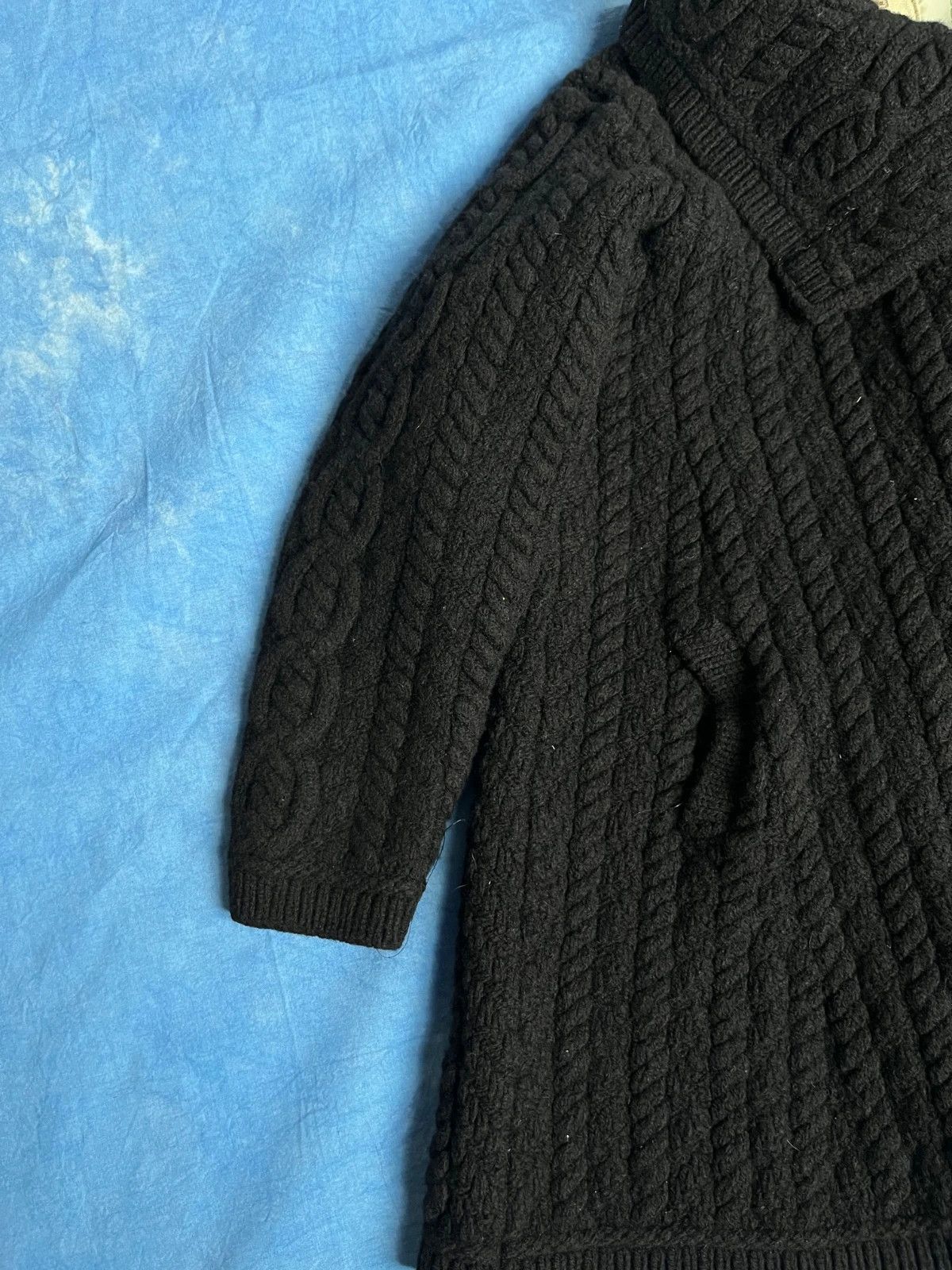 Aran Crafts Vintage Aran Sweater Market Merino Wool Cardigan Knitwear Size XS / US 0-2 / IT 36-38 - 3 Thumbnail