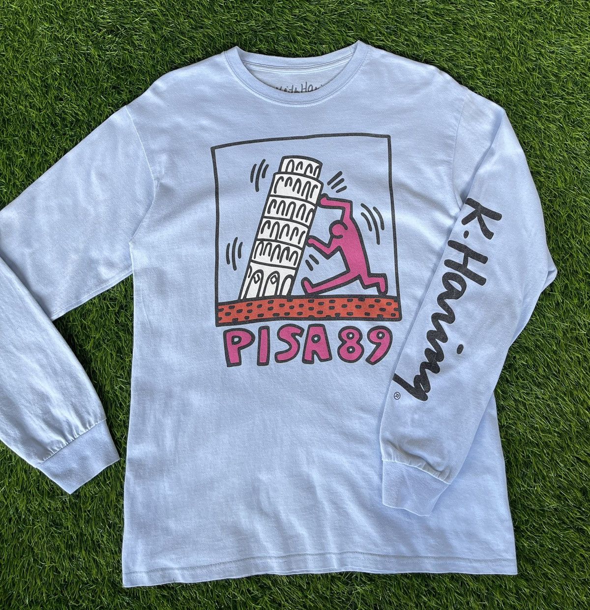 Keith Haring Hype🔥KEITH HERRING✖️Ripple Junction🔥PISA 89 LongSleeve Tshirt Size US M / EU 48-50 / 2 - 1 Thumbnail
