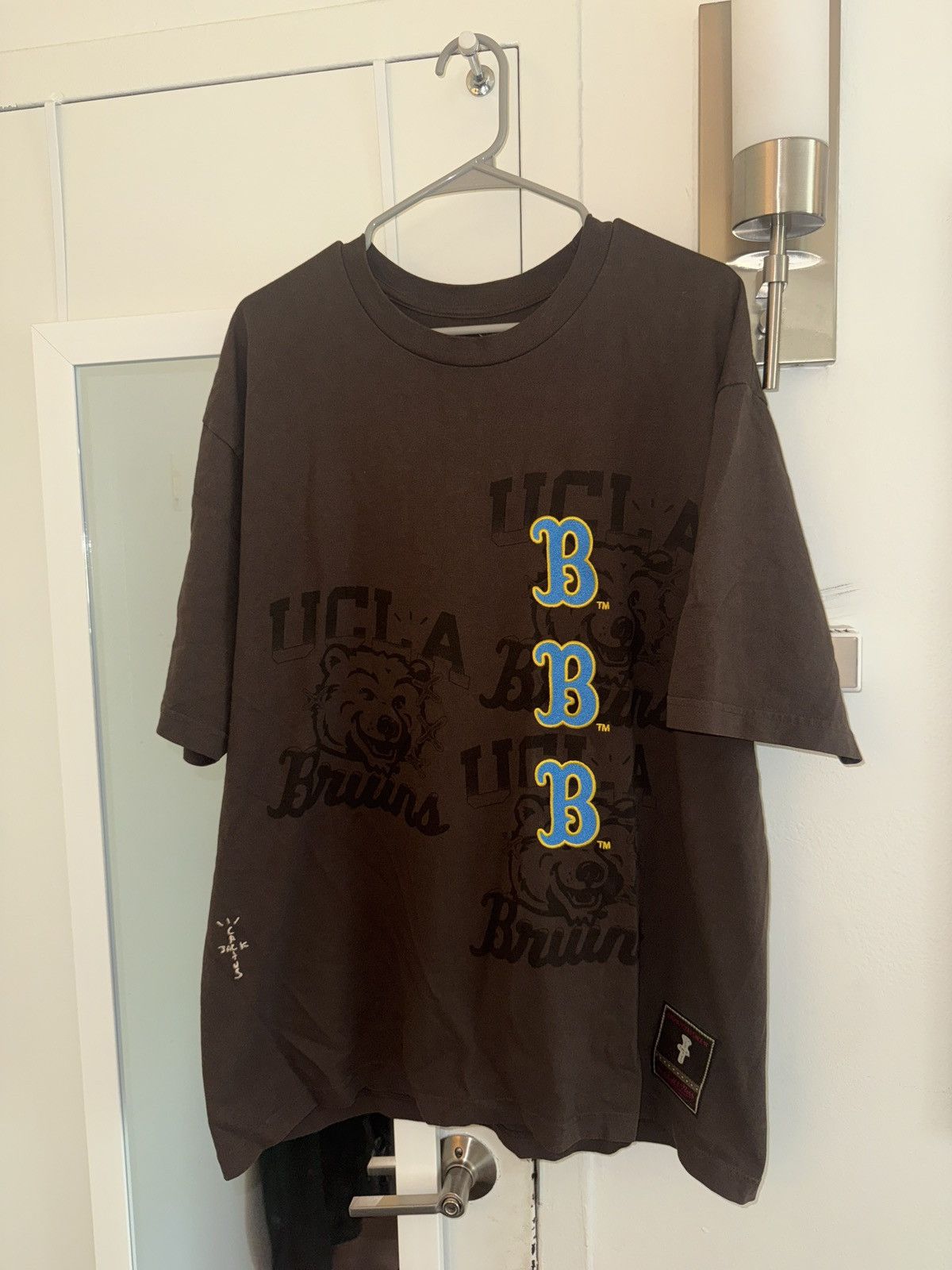 Mitchell & Ness  Travis Scott Travis Scott Cactus Jack UCLA Bruins T Shirt  Brown XL | Grailed