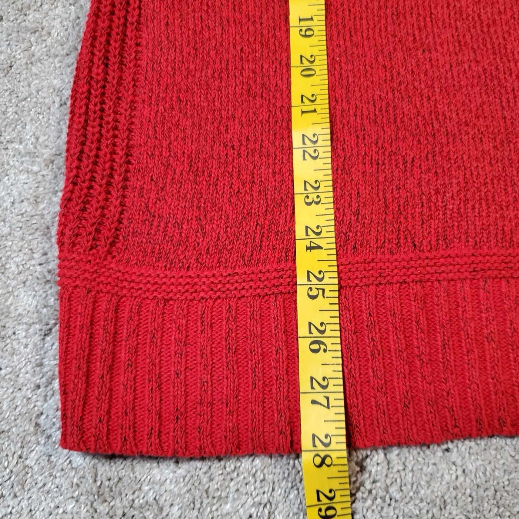 Vintage Vintage JC Fone Sweater Elbow Patch Long Sleeve Pull Over Red Knit Medium M Size US M / EU 48-50 / 2 - 5 Thumbnail