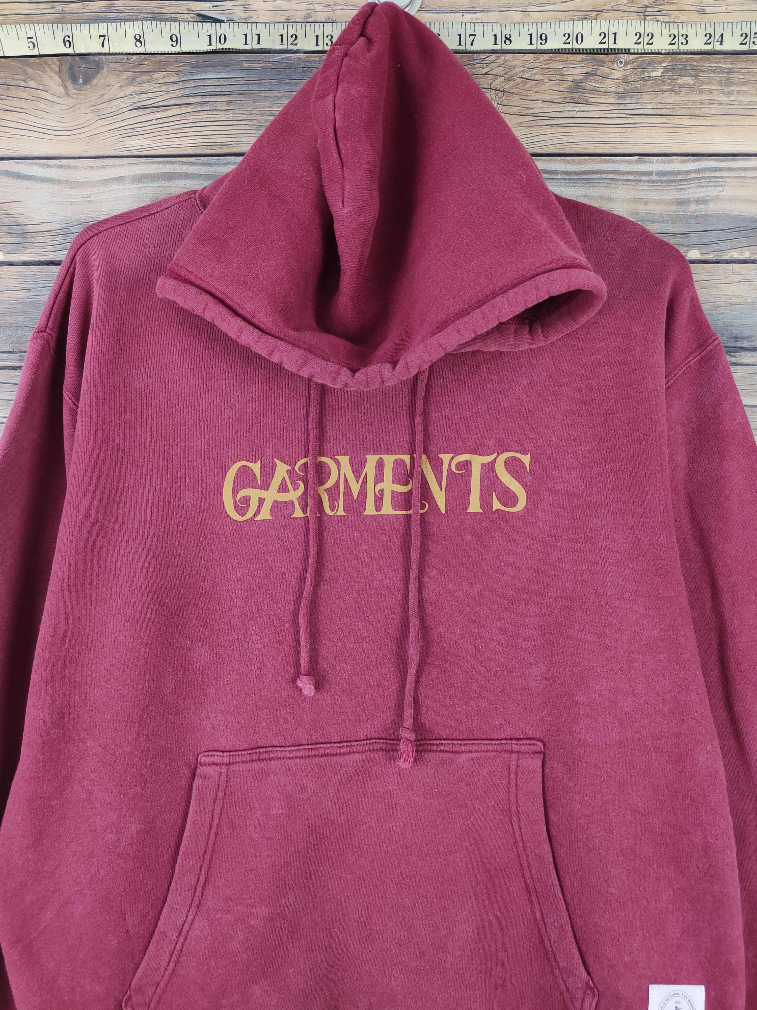 Japanese Brand Hildk Red Faded Hoodie Sweatshirts #W2050 Size US L / EU 52-54 / 3 - 3 Thumbnail