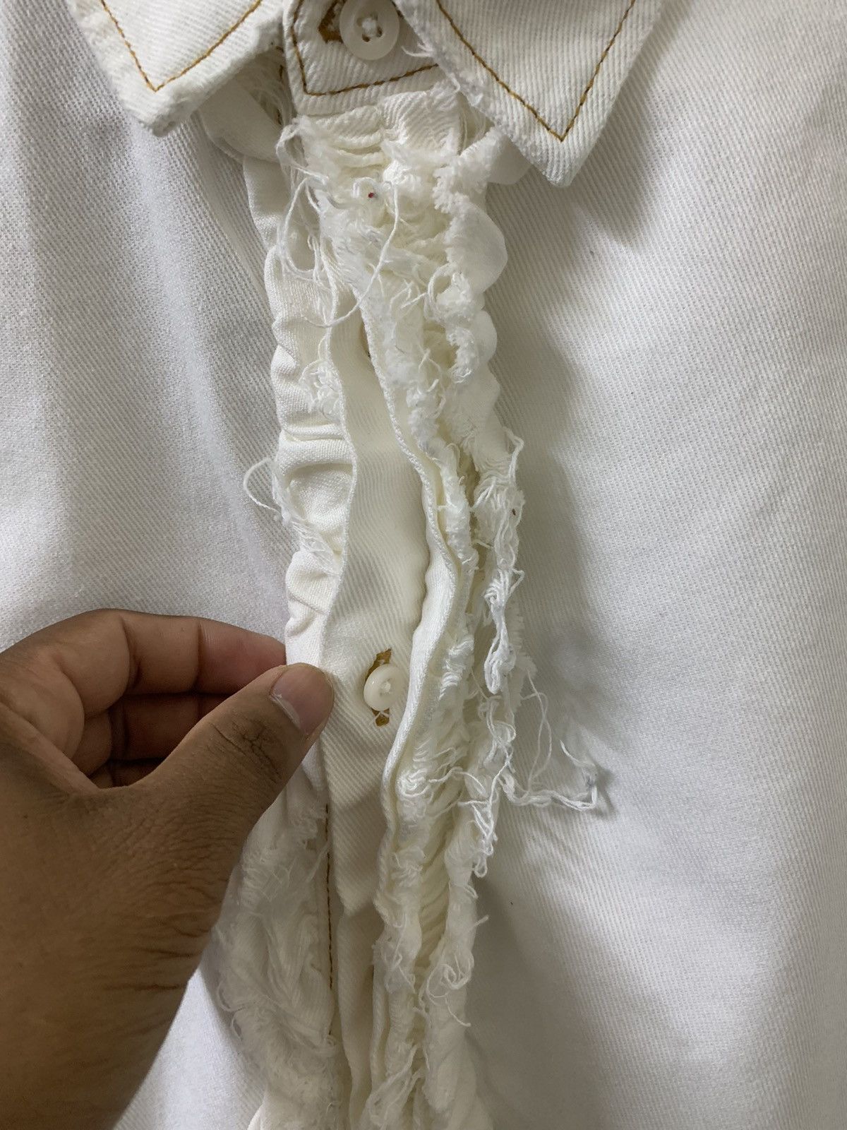 Japanese Brand × Vintage X GIRL RUFFLE SHIRT (UNISEX) Size US S / EU 44-46 / 1 - 4 Thumbnail