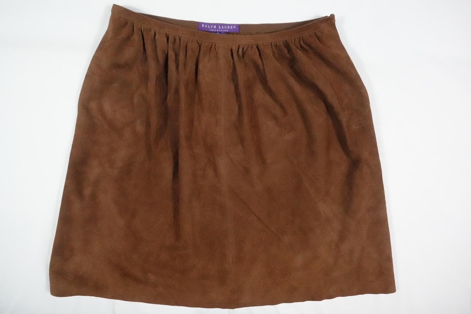 Ralph Lauren Purple Label Ralph Lauren Purple Label Collection Skirt Suede Leather 10 Size 32" / US 10 / IT 46 - 1 Thumbnail