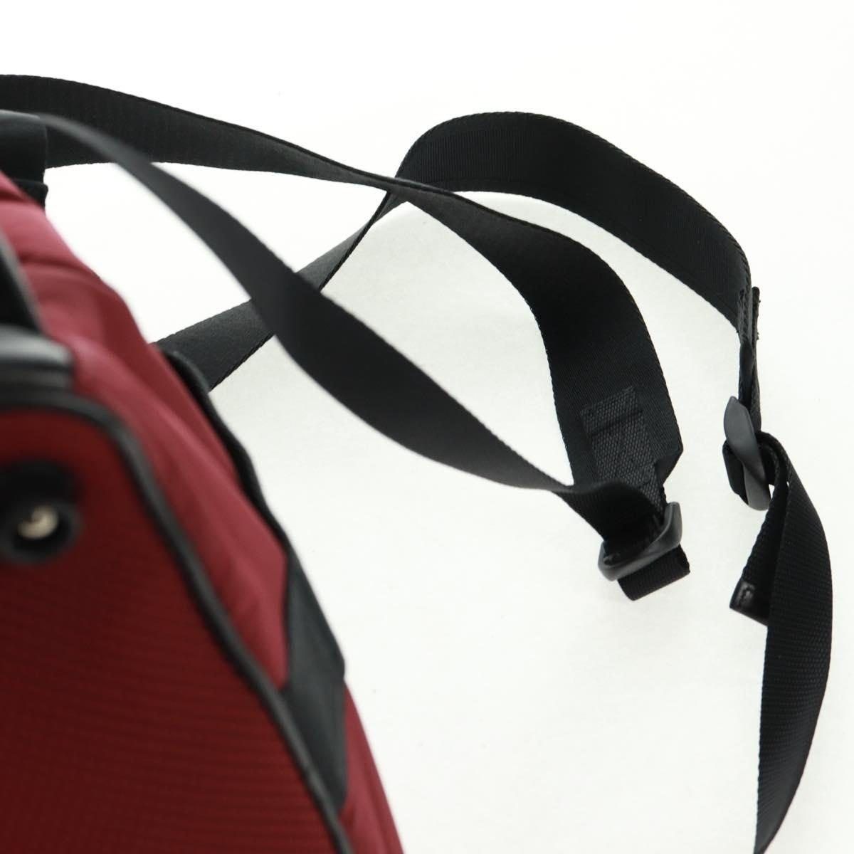 Miu Miu Miu Miu Nylon Leather Backpack Wine Red Size ONE SIZE - 15 Thumbnail